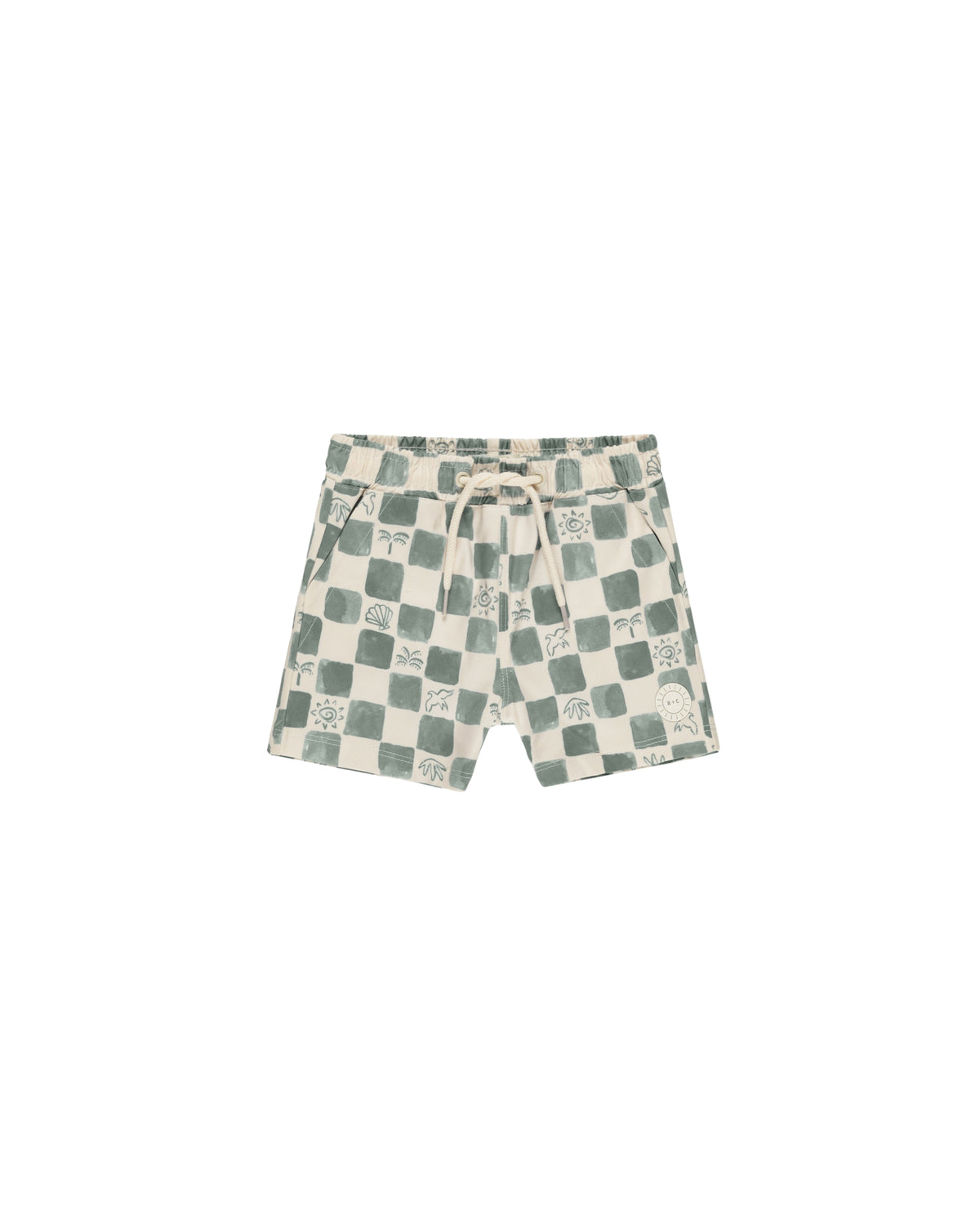 RYLEE + CRU BOARDSHORT / COASTAL CHECK