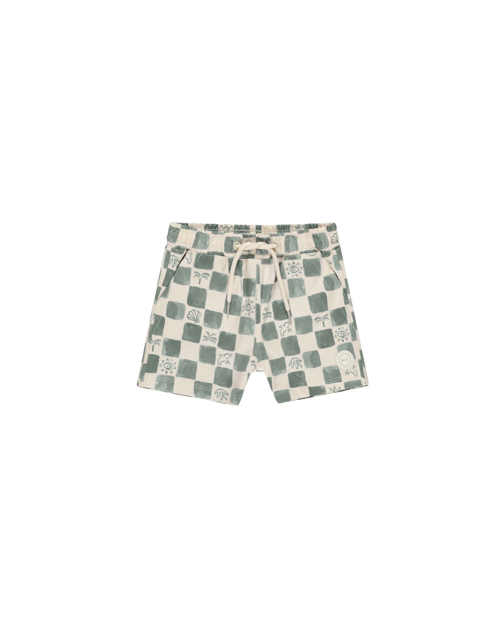 RYLEE + CRU BOARDSHORT / COASTAL CHECK