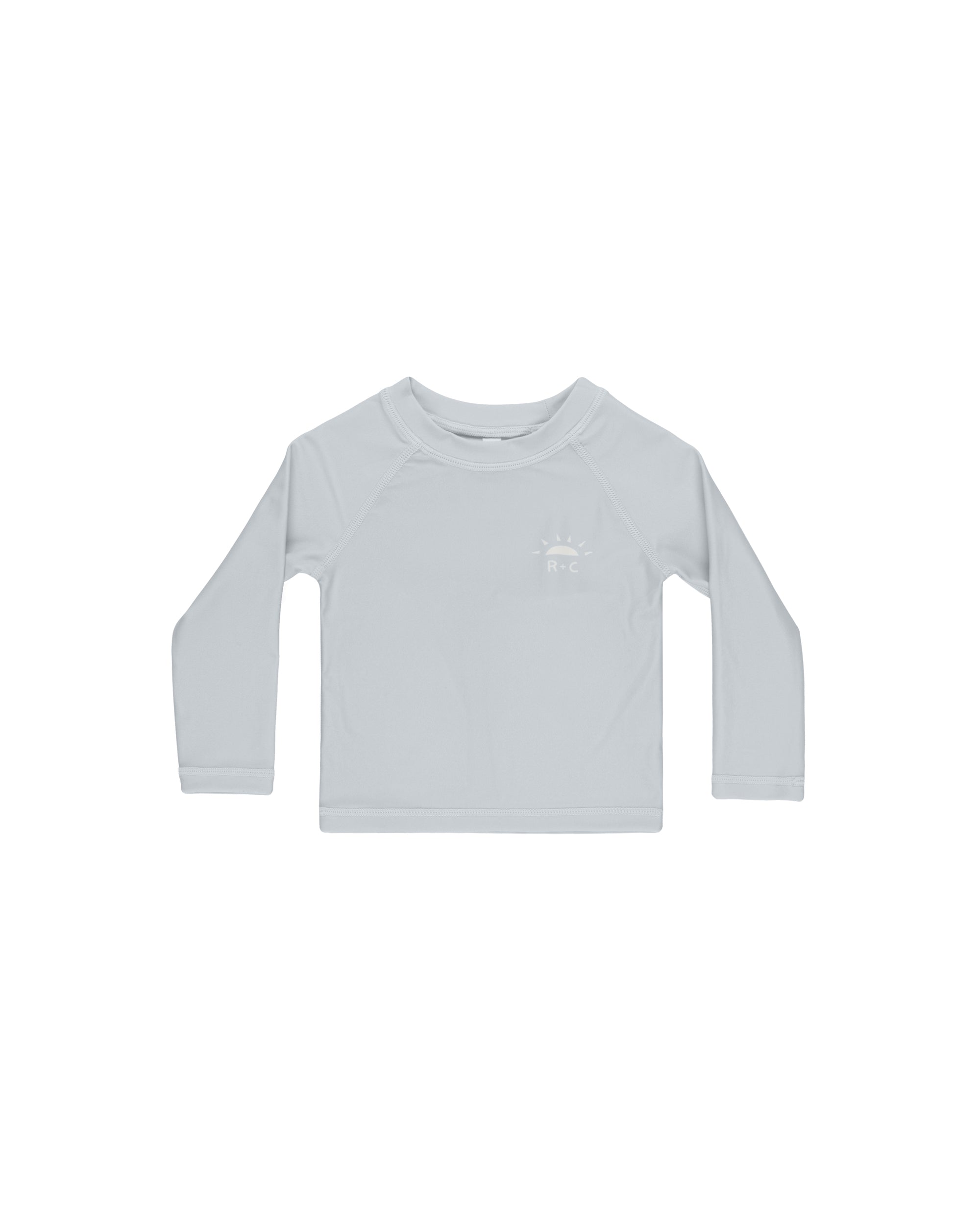 RYLEE + CRU LONG SLEEVE RASHGUARD / LIGHT BLUE