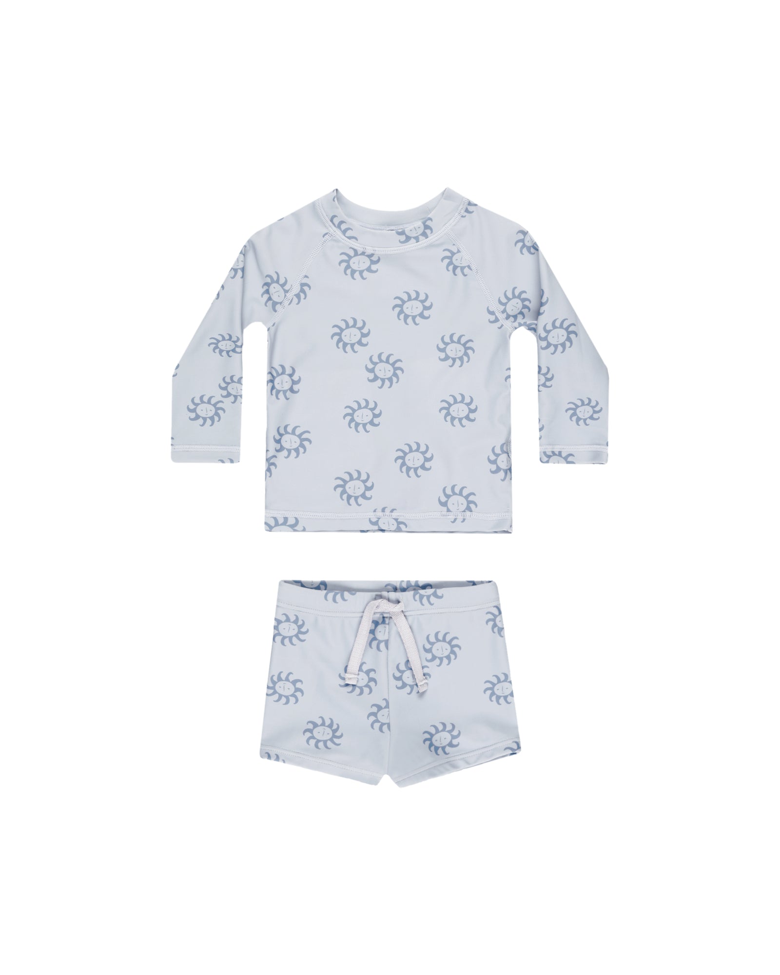 RYLEE + CRU BOYS RASHGUARD SET / SUNS / BLUE