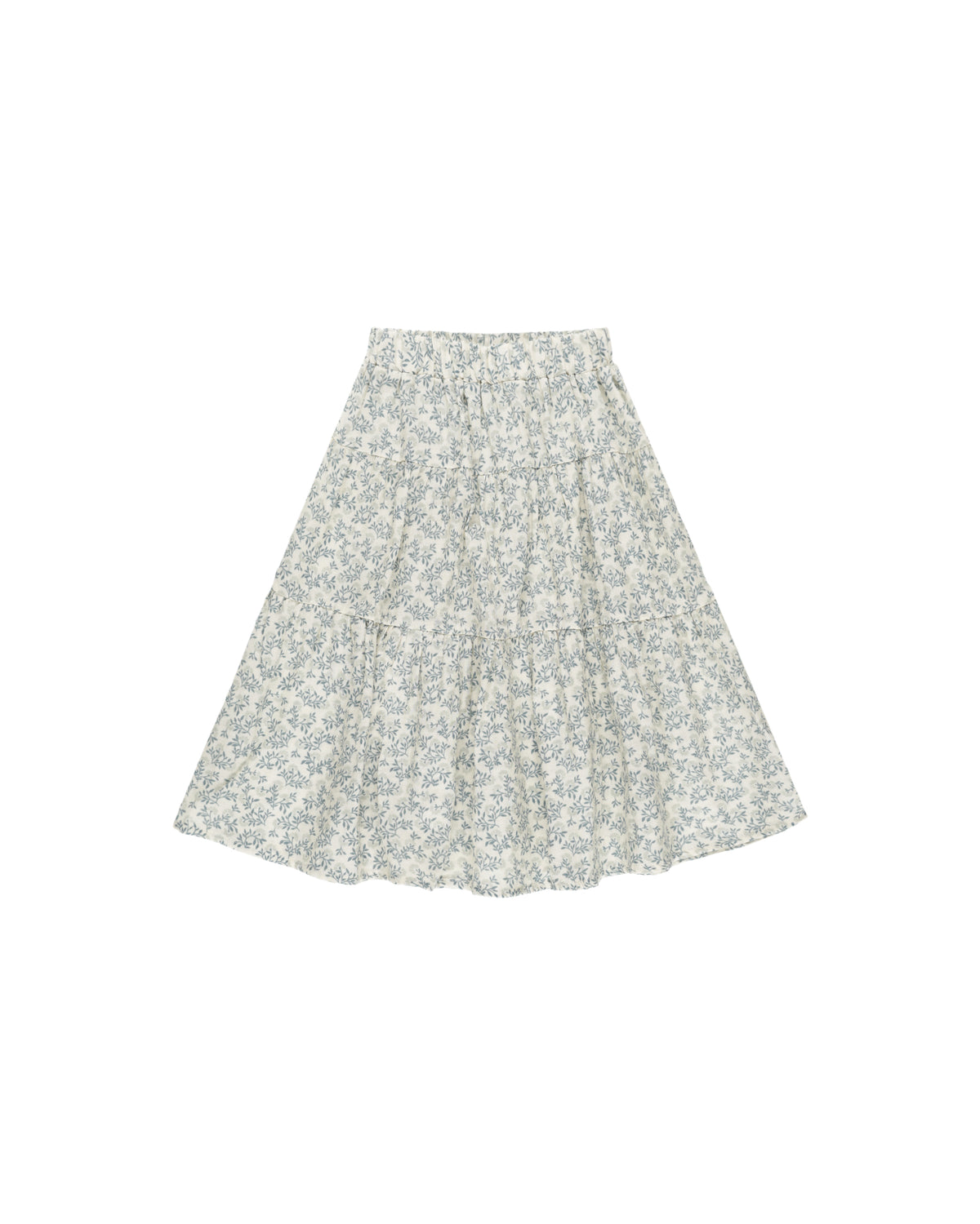 RYLEE + CRU TIERED MIDI SKIRT / BLOSSOM