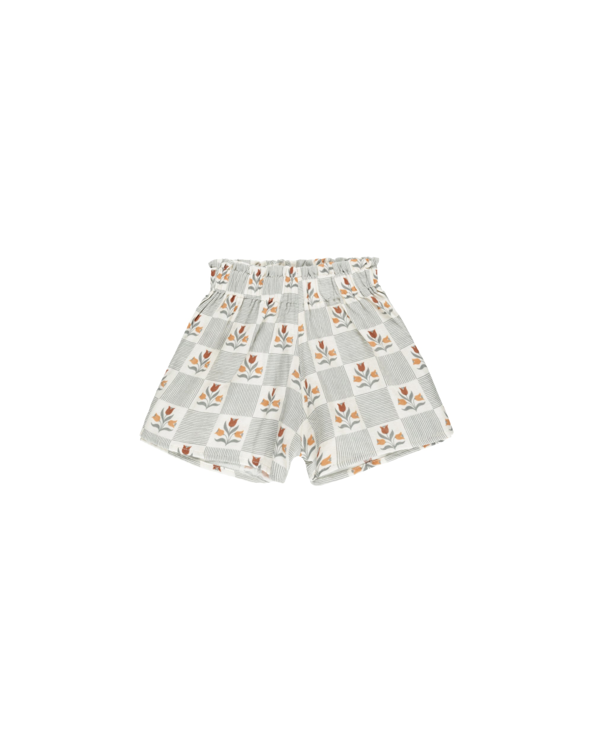 RYLEE + CRU REMI SHORTS / GARDEN GRID