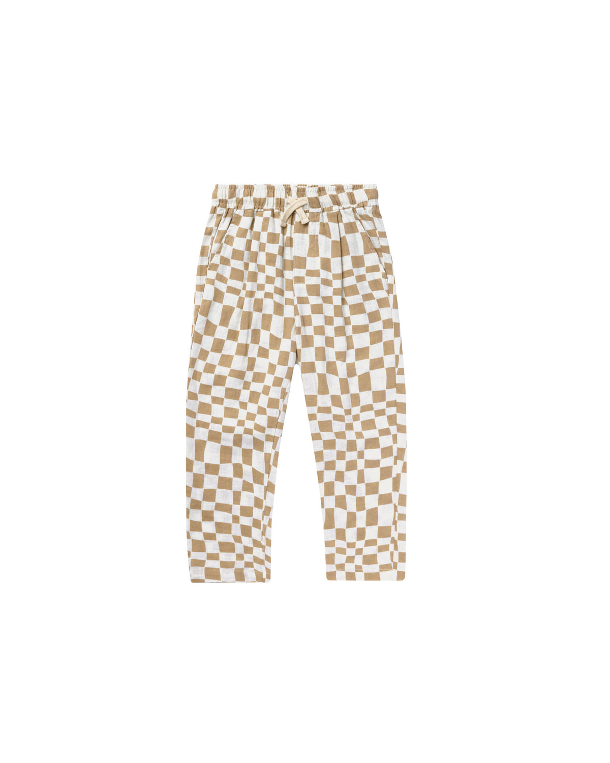 RYLEE + CRU RYDER PANT / SAND CHECK
