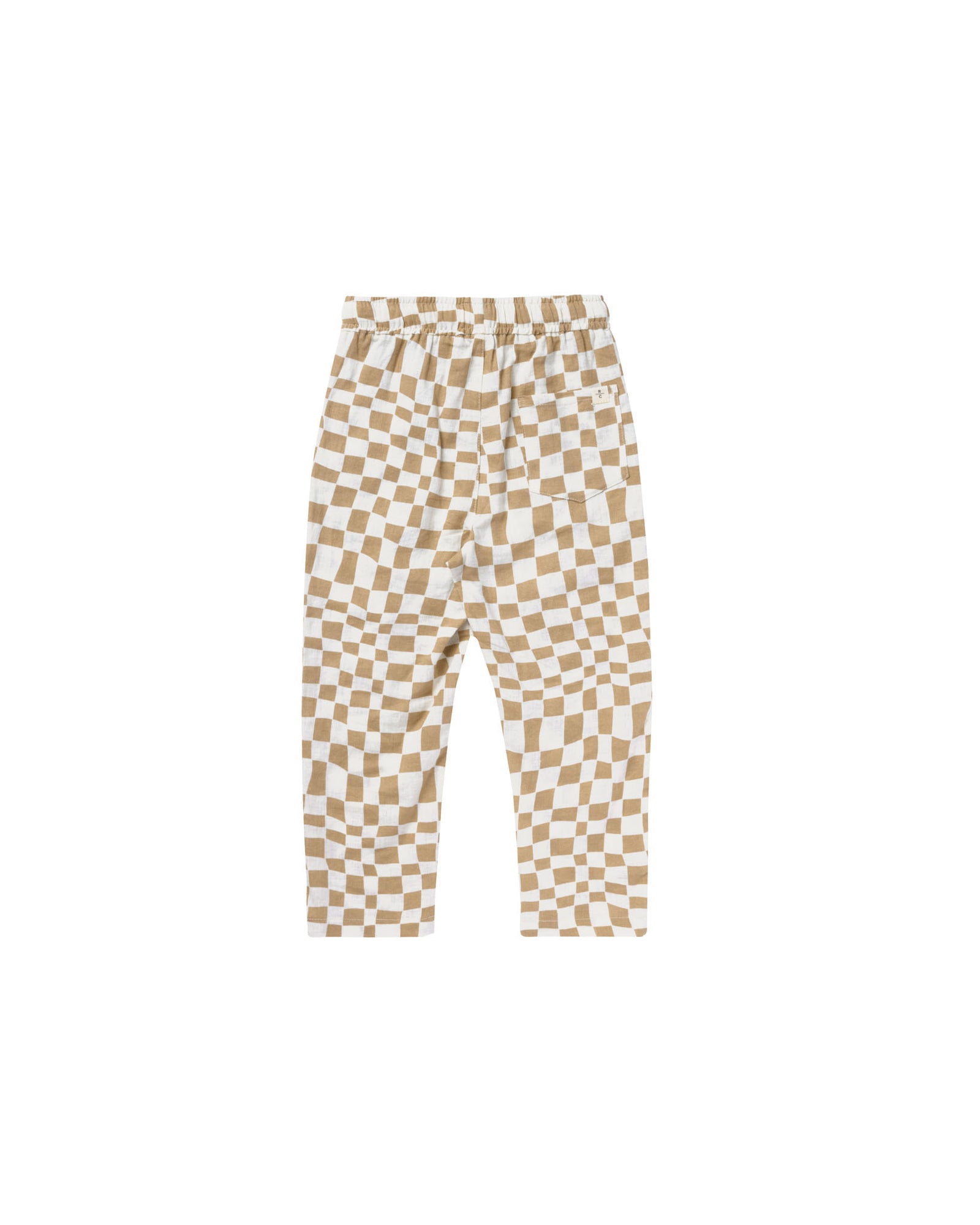 RYLEE + CRU RYDER PANT / SAND CHECK