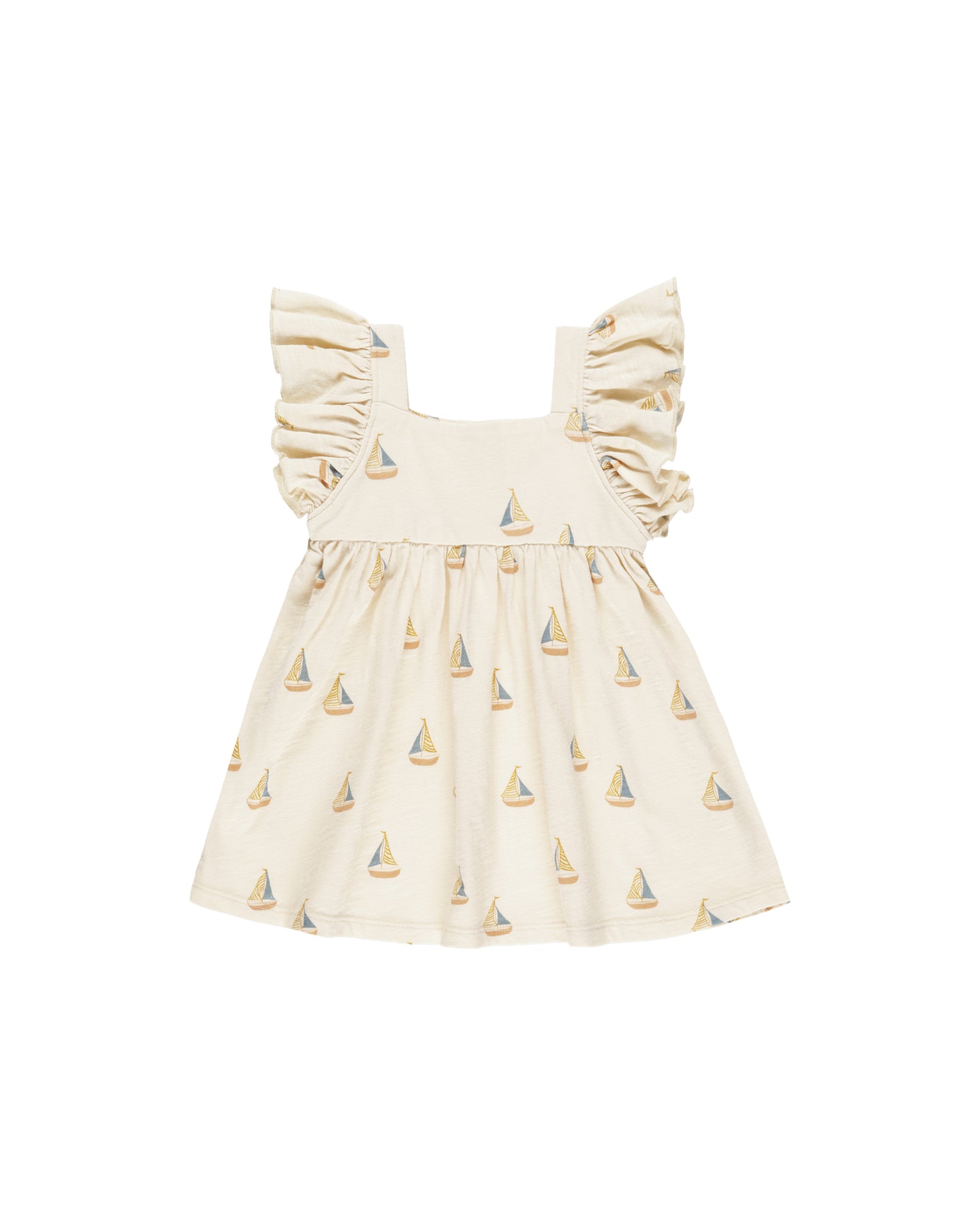RYLEE + CRU MARIPOSA DRESS / SAILBOATS