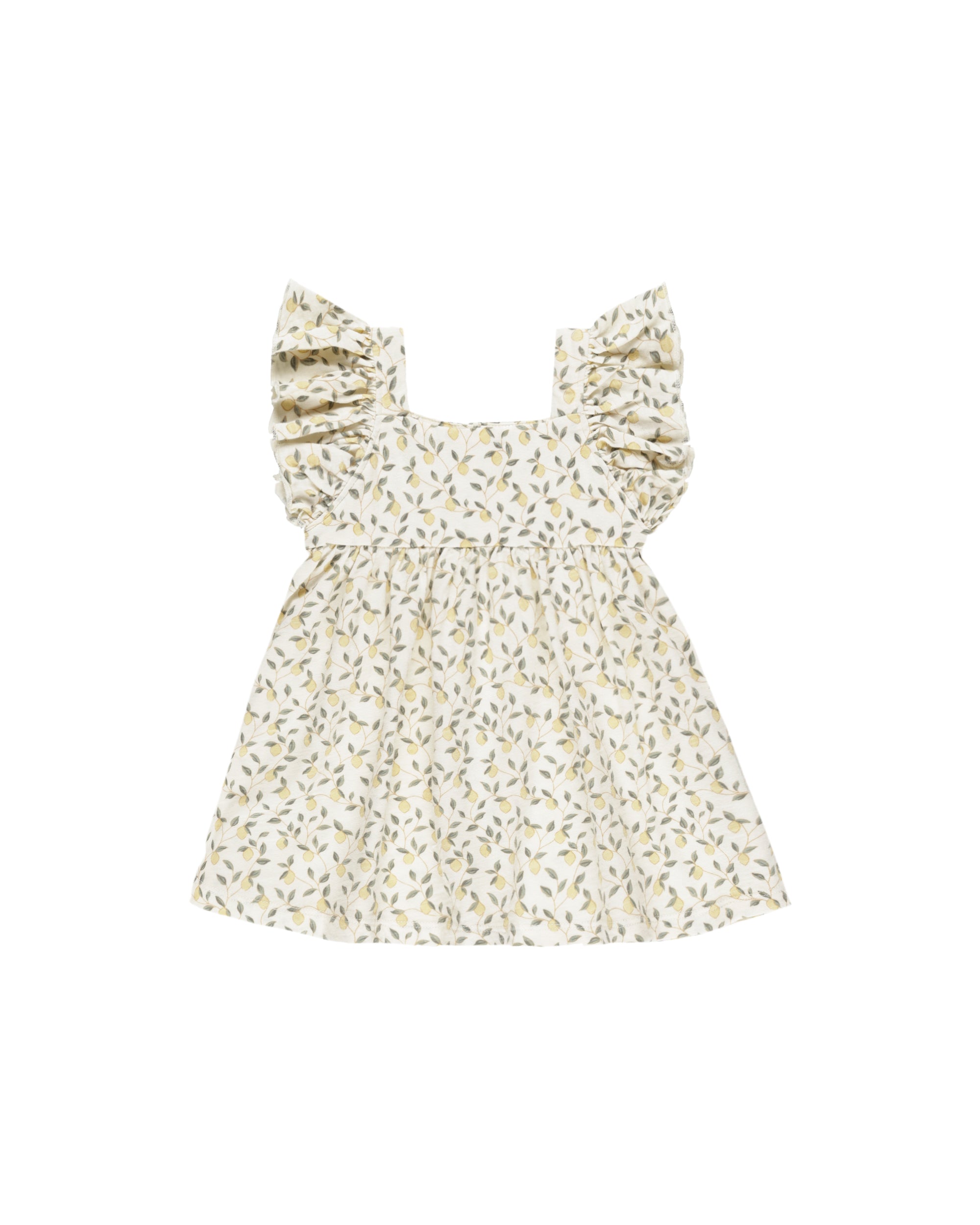 RYLEE + CRU MARIPOSA DRESS / LEMONS