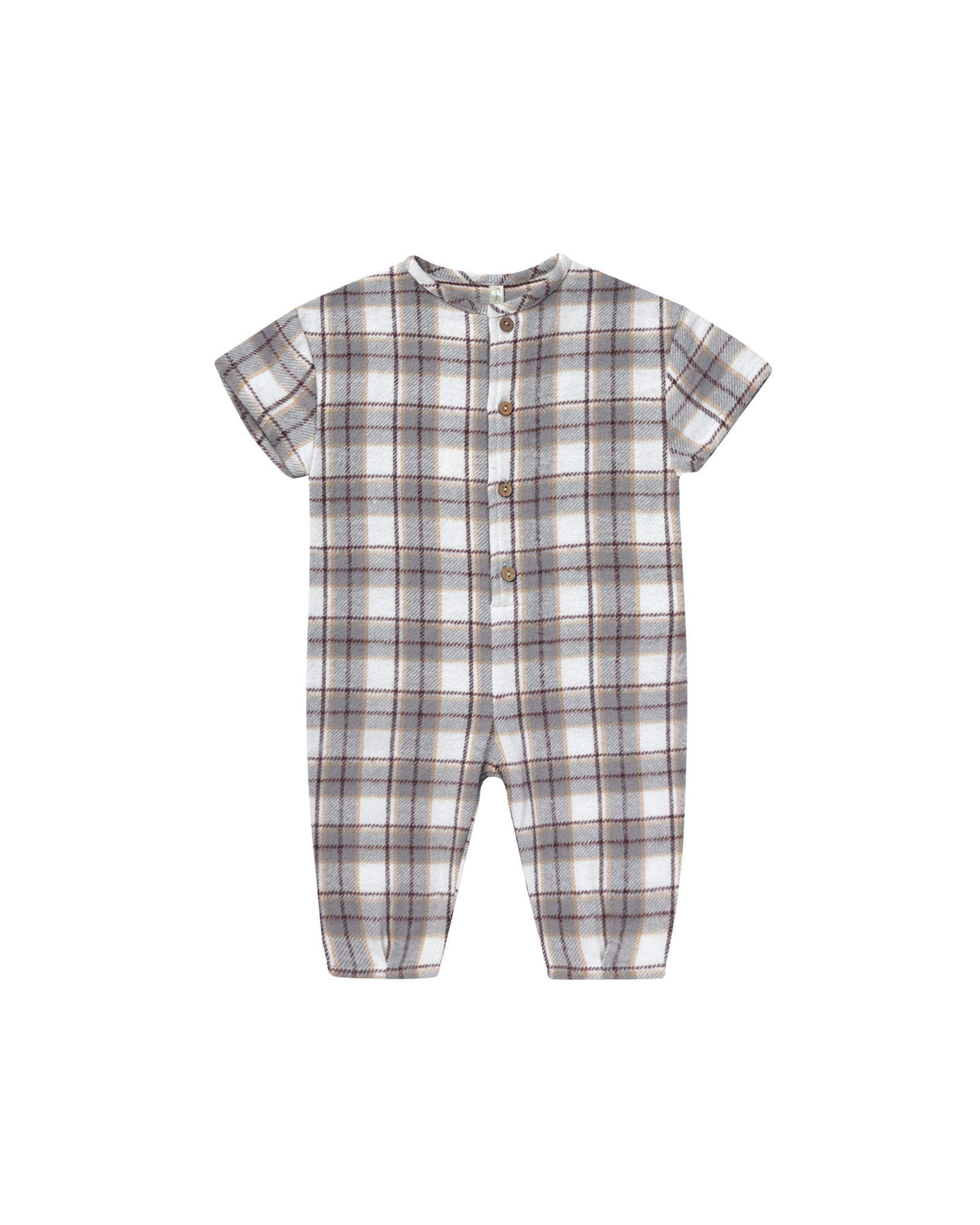RYLEE + CRU HAYES JUMPSUIT / BLUE FLANNEL