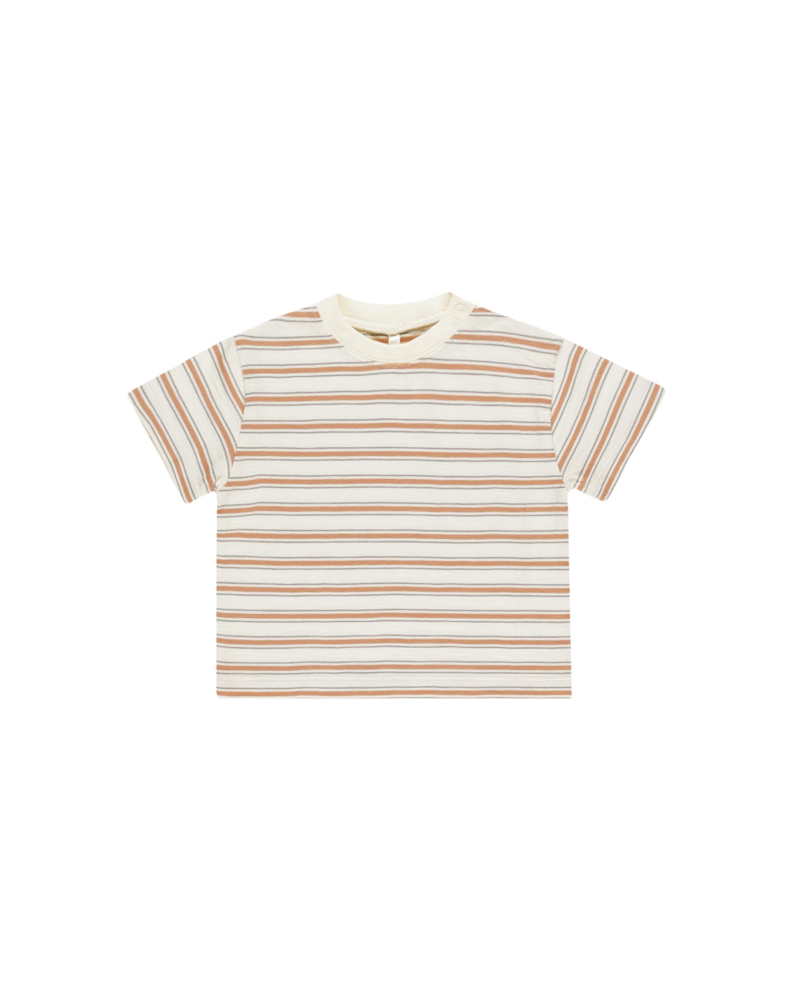 RYLEE + CRU RELAXED TEE / GRAPEFRUIT STRIPE