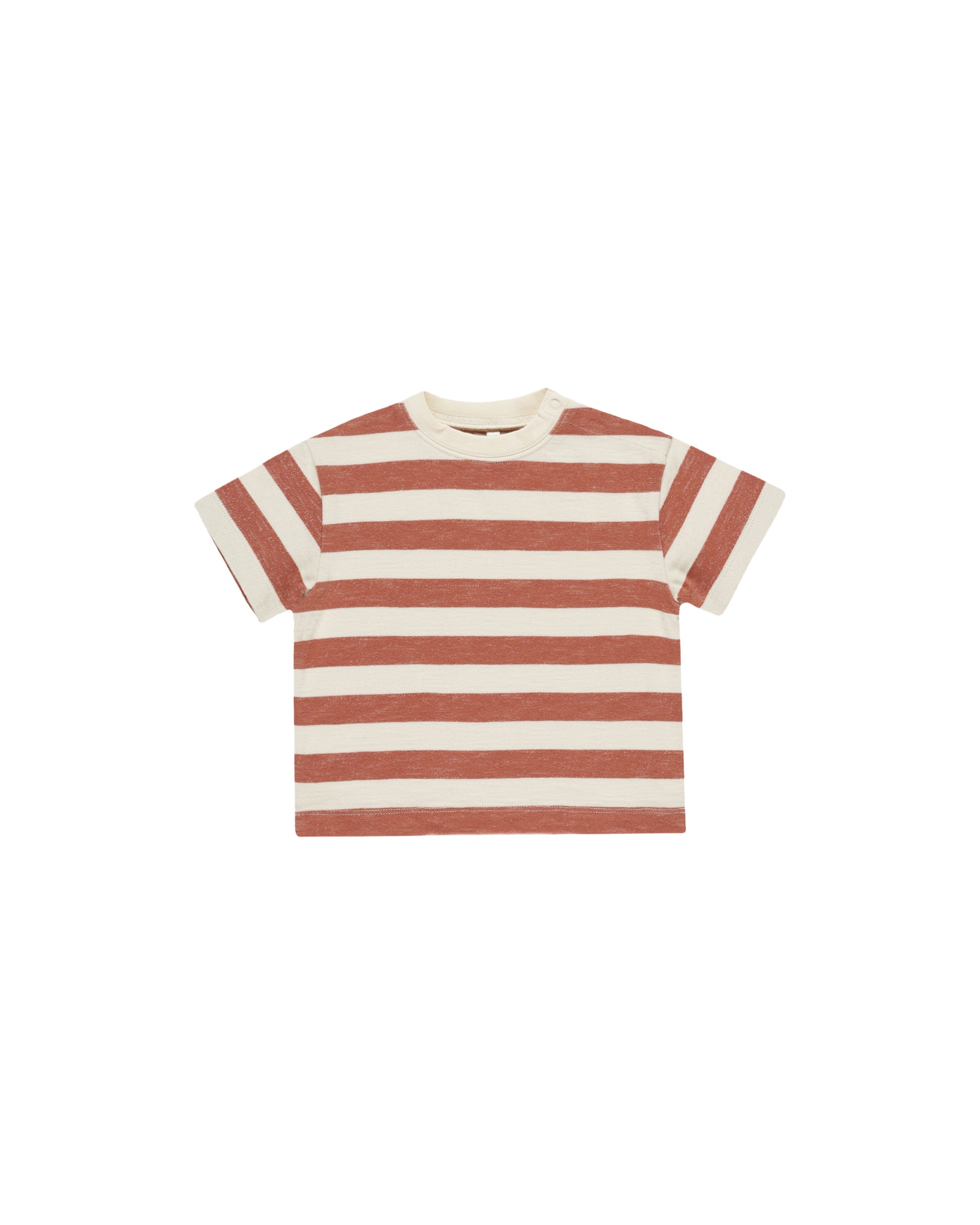 RYLEE + CRU RELAXED TEE / POPPY STRIPE