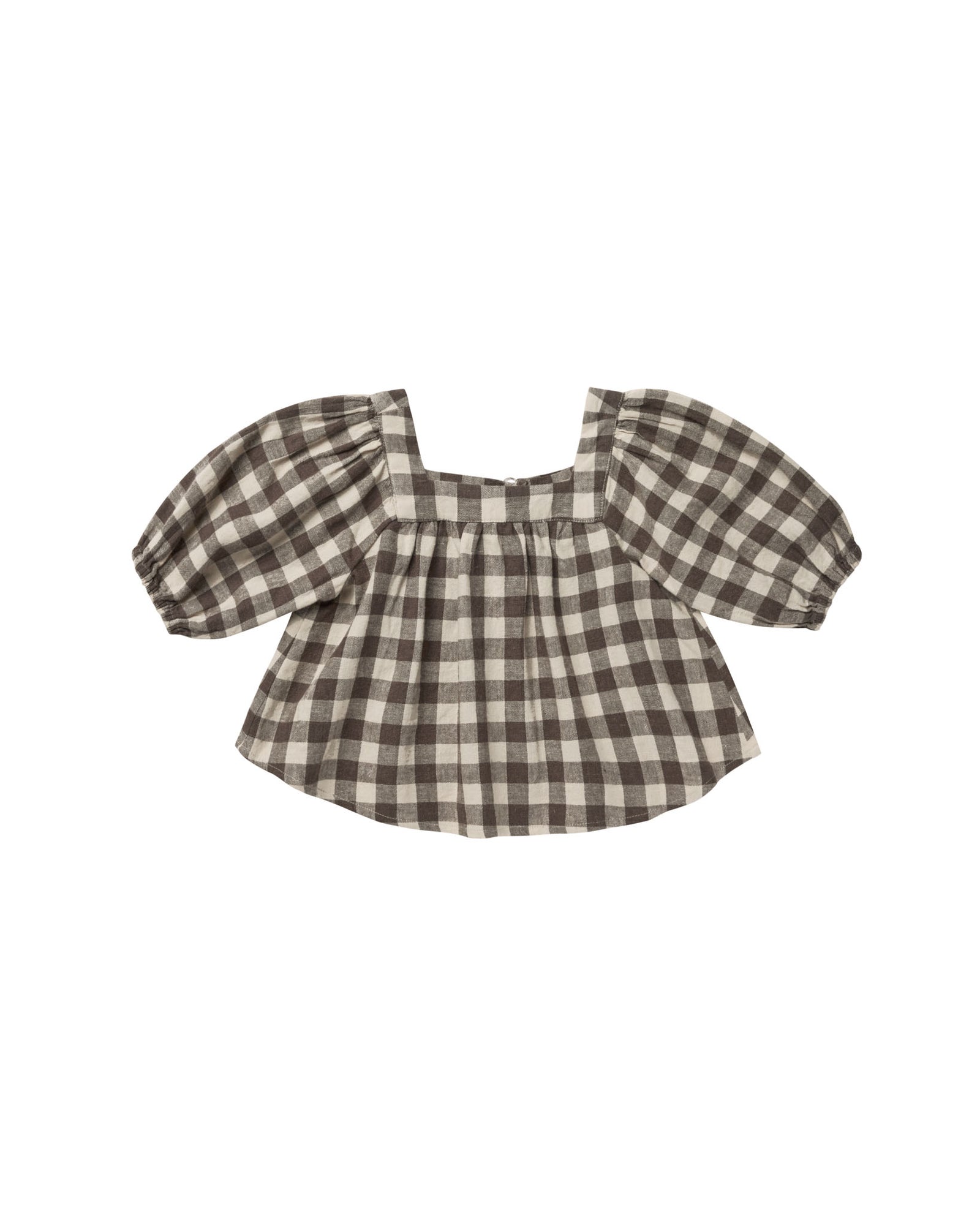 RYLEE + CRU GIA BLOUSE / CHARCOAL CHECK