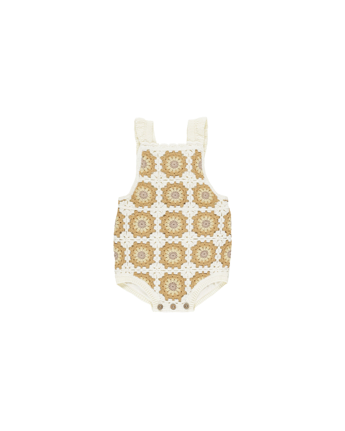 RYLEE + CRU CROCHET ROMPER / MARIGOLD DAISY