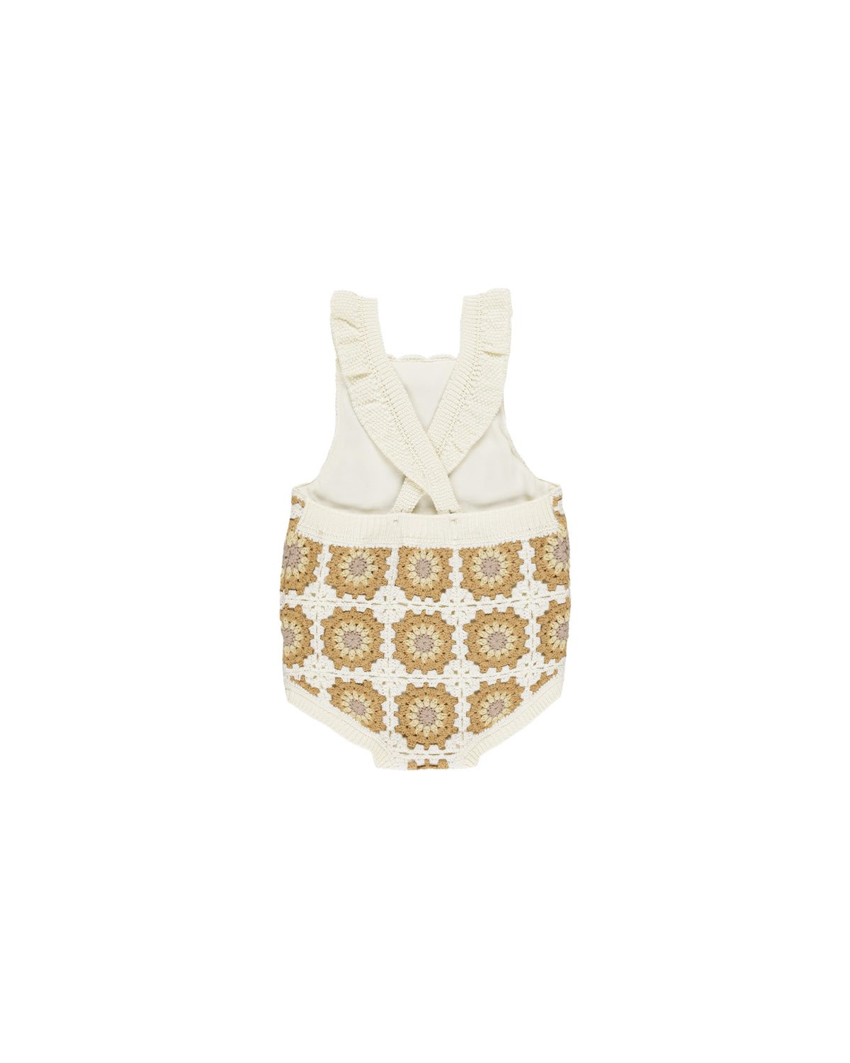 RYLEE + CRU CROCHET ROMPER / MARIGOLD DAISY