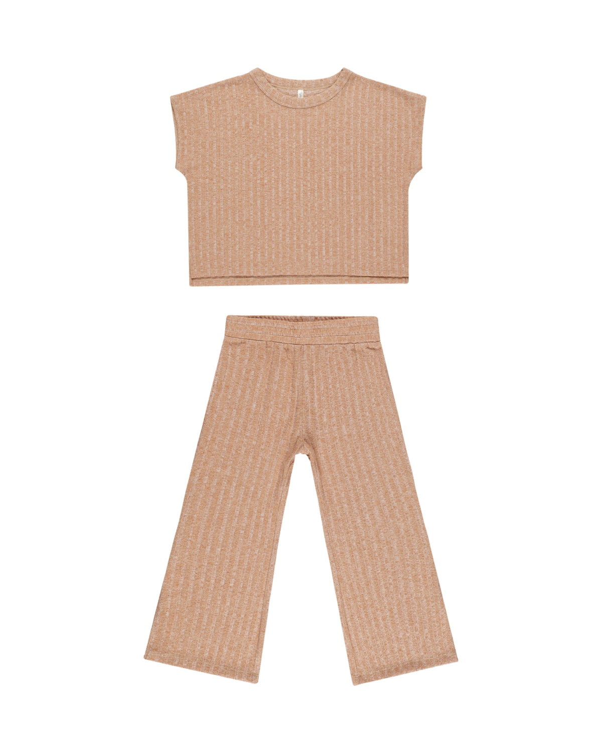 RYLEE + CRU COZY RIB KNIT SET / Grapefruit