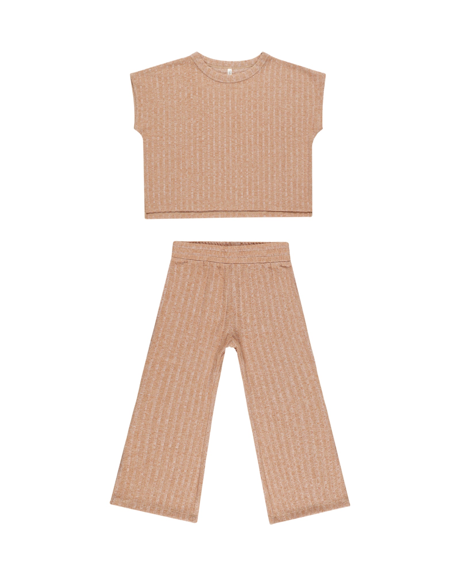 RYLEE + CRU COZY RIB KNIT SET / Grapefruit