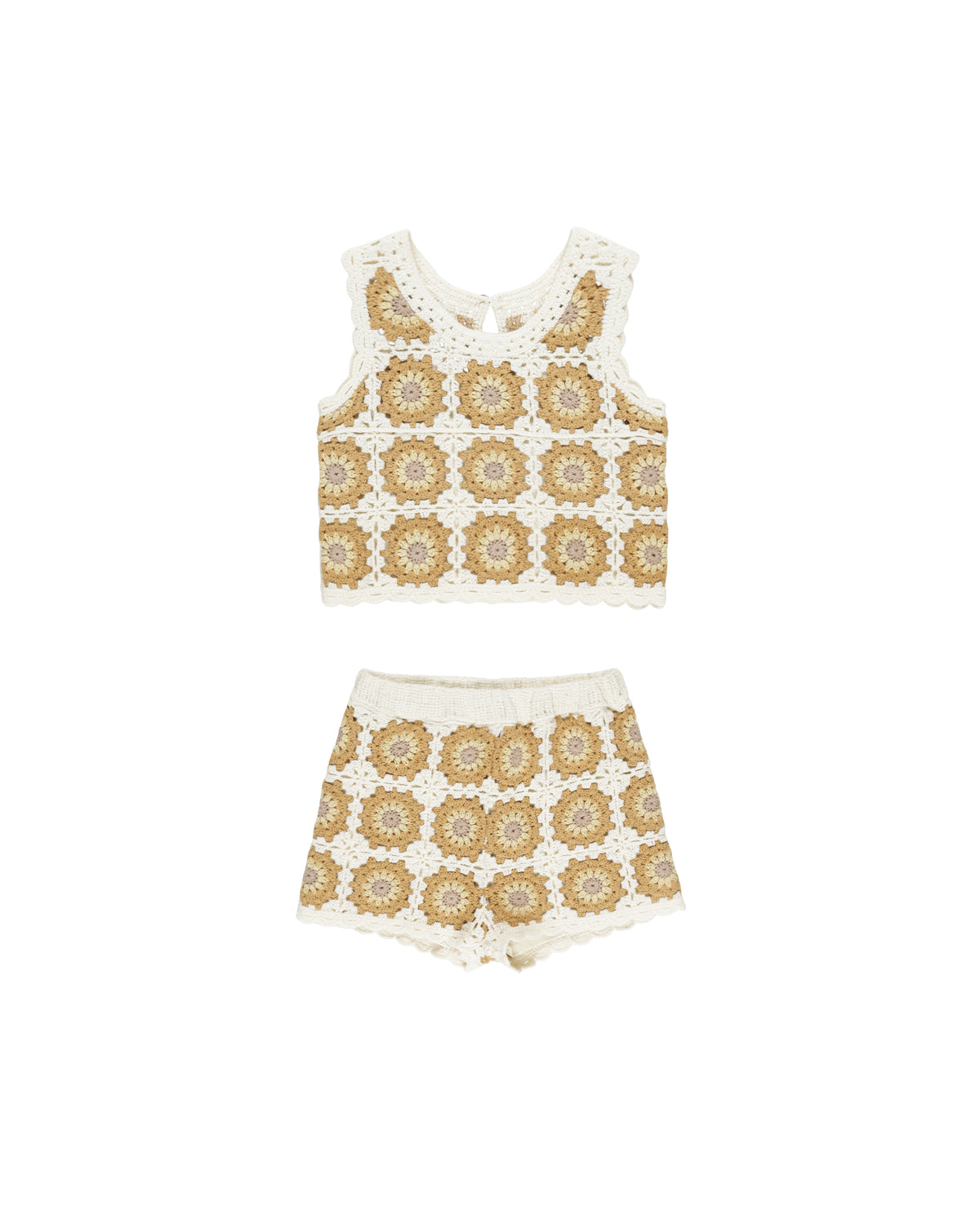 RYLEE + CRU CROCHET TANK SET / MARIGOLD DAISY