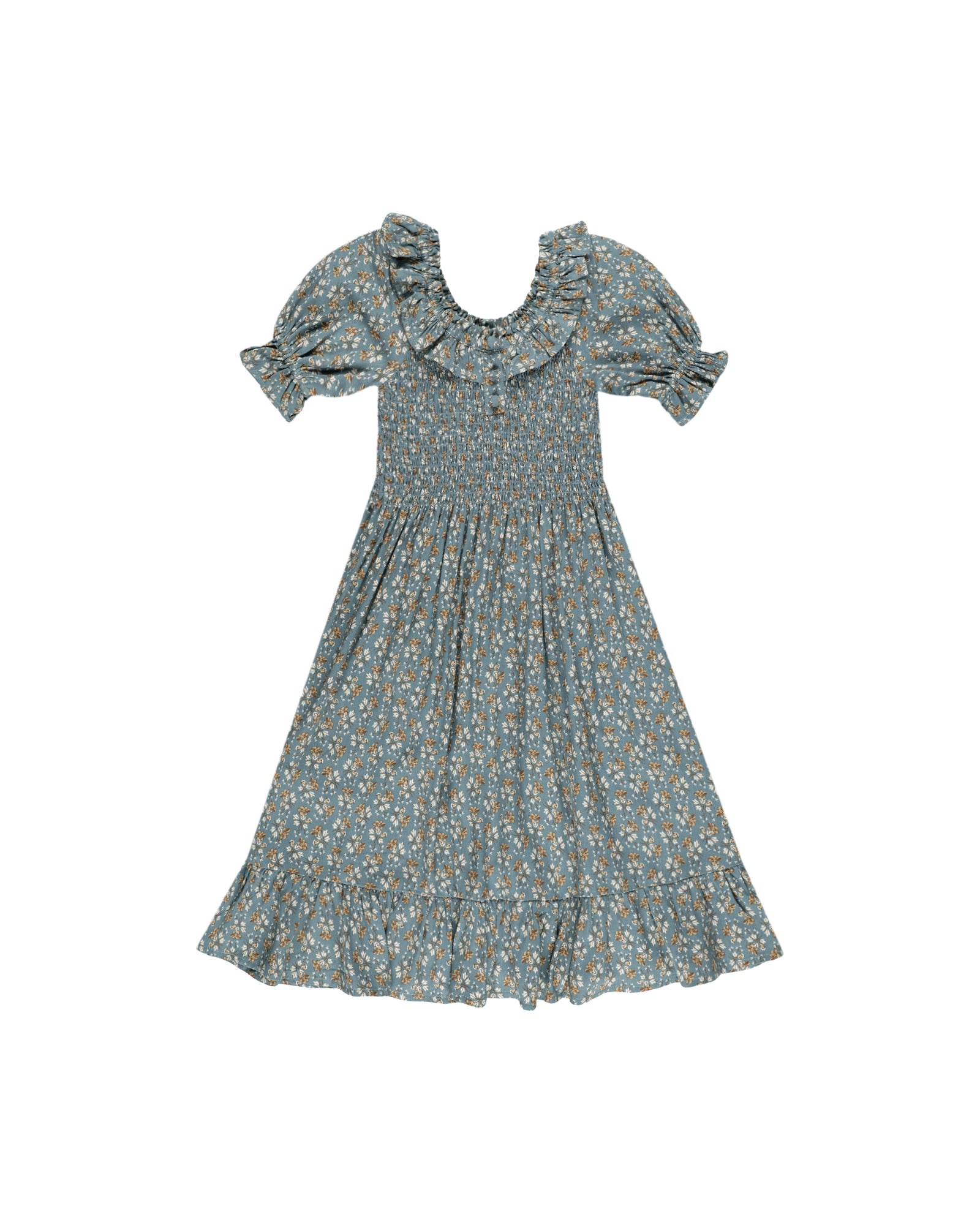 RYLEE + CRU LEXI DRESS / BLUE FLORAL