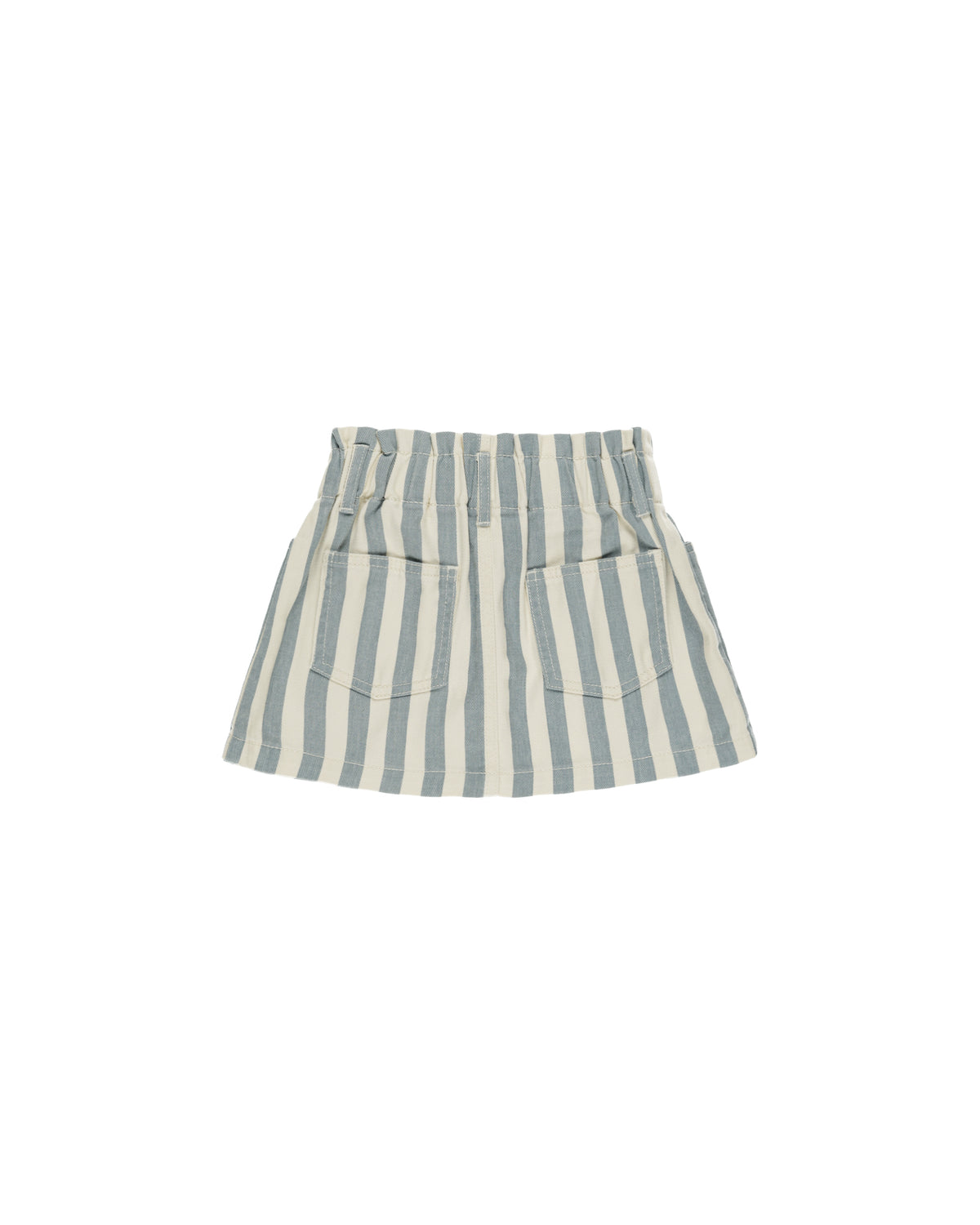 RYLEE + CRU DENIM MINI SKIRT / OCEAN STRIPE
