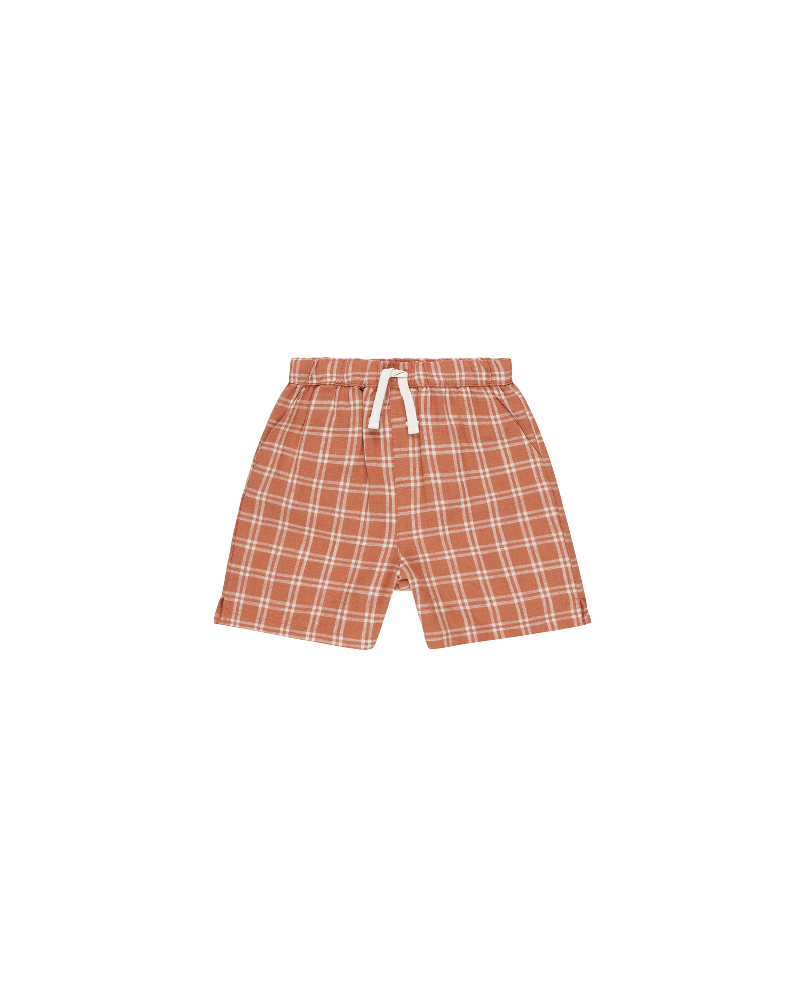 RYLEE + CRU PERRY SHORT / POPPY CHECK