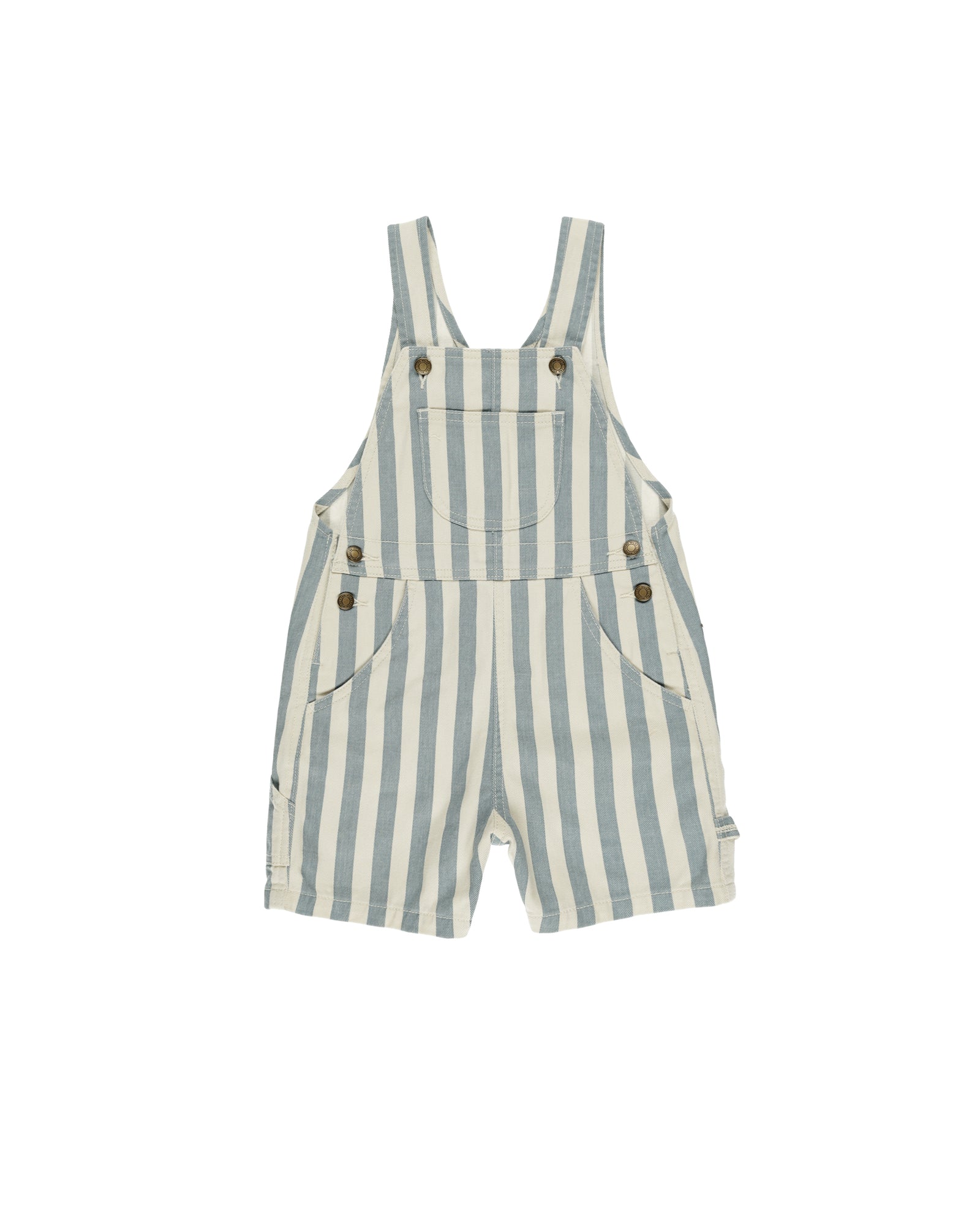 RYLEE + CRU DENIM SHORTALLS / OCEAN STRIPE