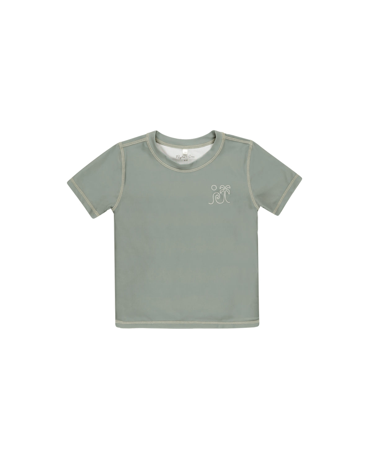 RYLEE + CRU BOYS RASHGUARD / EUCALYPTUS