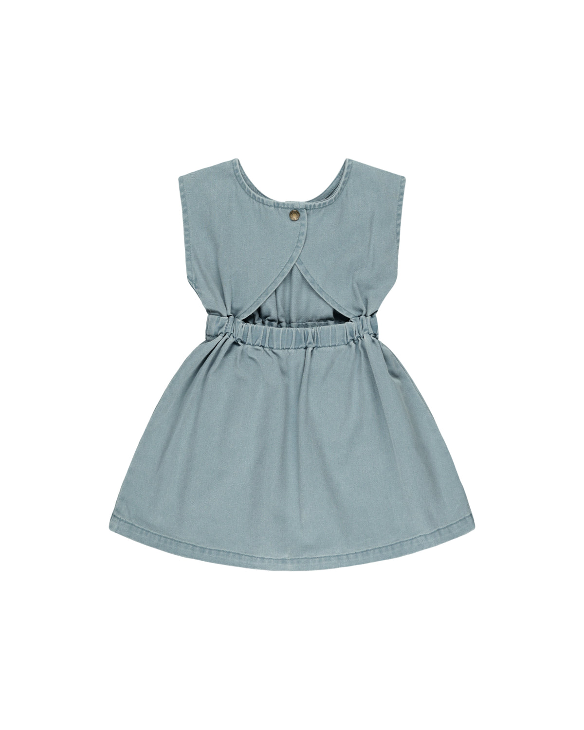 RYLEE + CRU DENIM MINI DRESS / OCEAN
