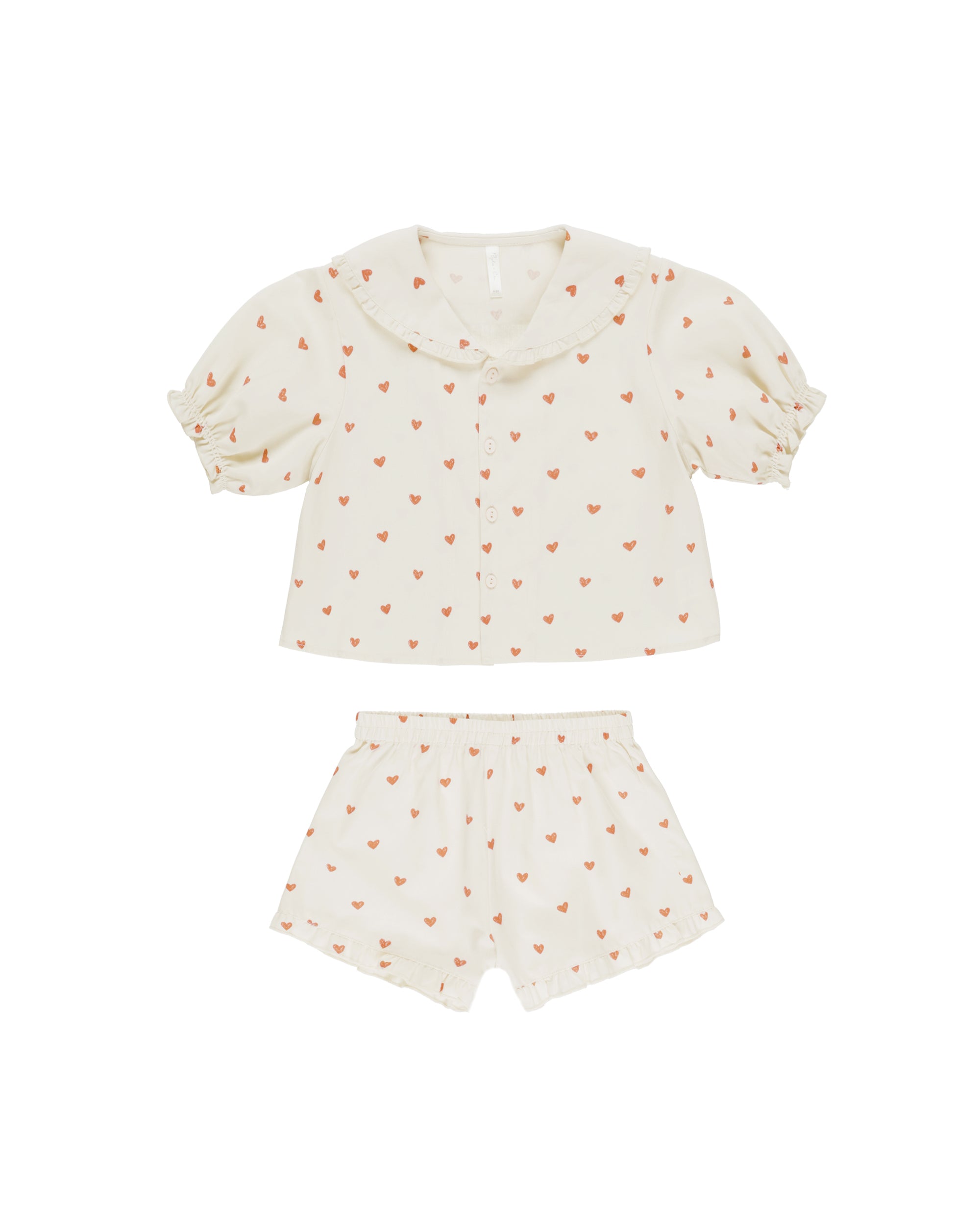 RYLEE + CRU DELILAH PAJAMA SET / HEARTS