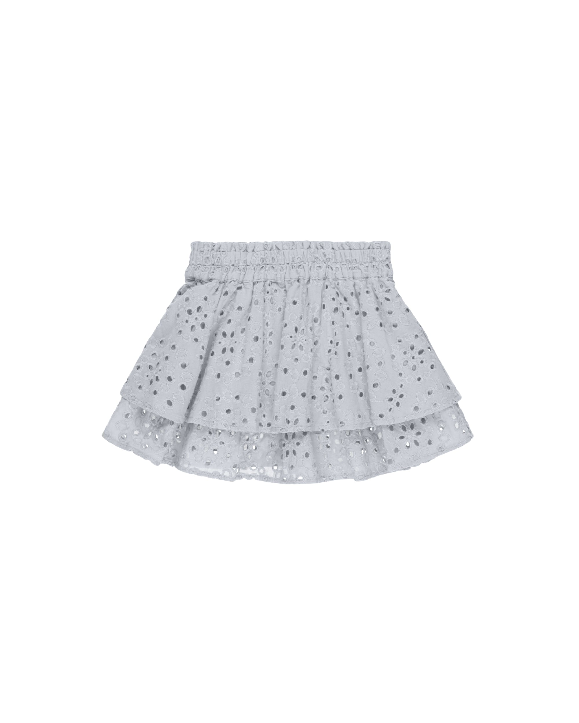 RYLEE + CRU ROSE MINI SKIRT / LIGHT BLUE