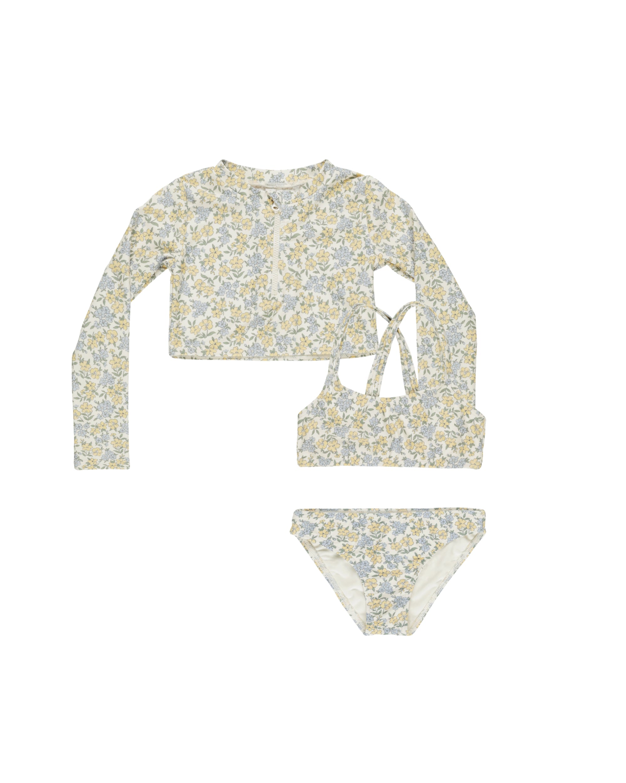 RYLEE + CRU CROP RASHGUARD SET / BLOOM