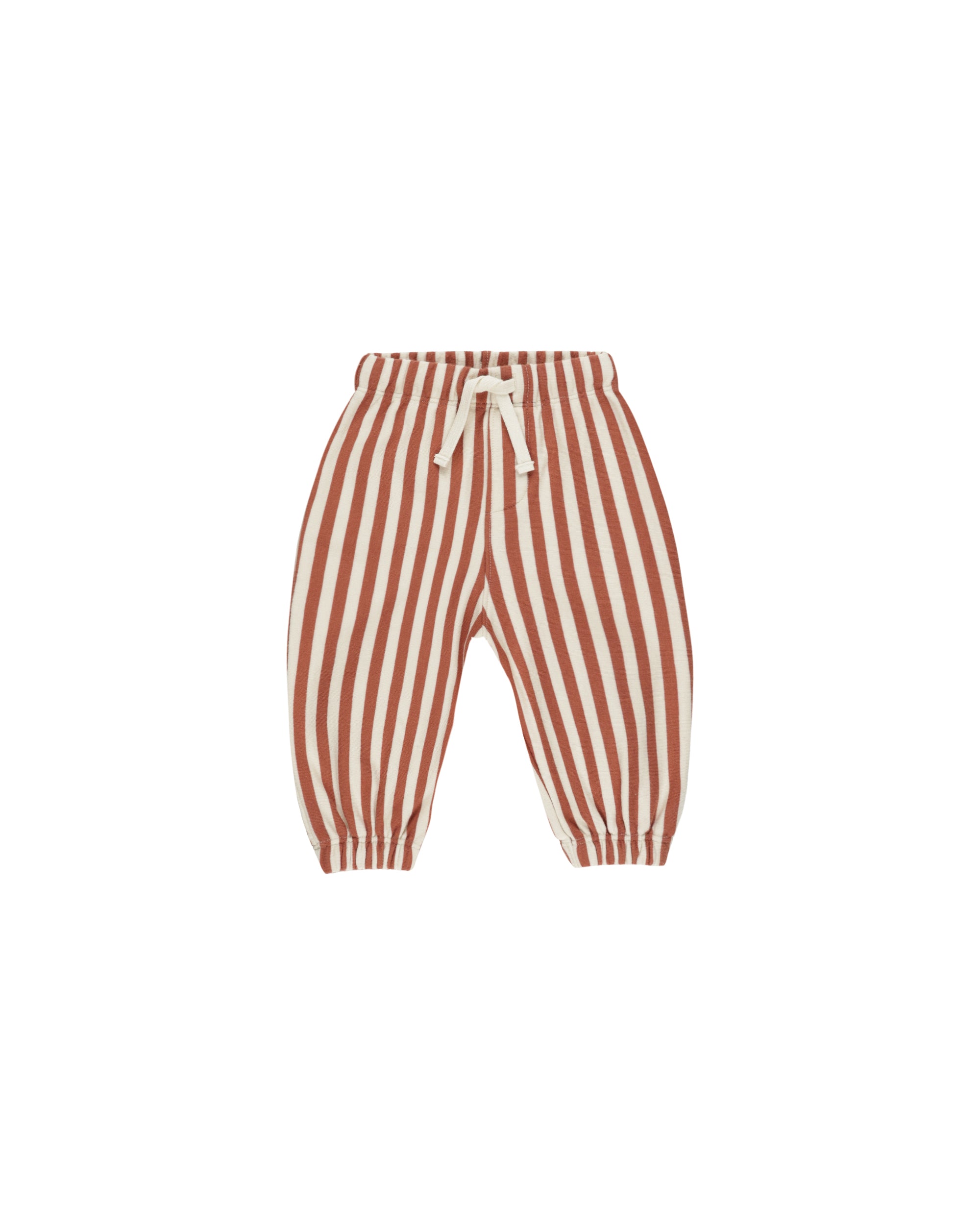 RYLEE + CRU RELAXED JOGGER / POPPY STRIPE