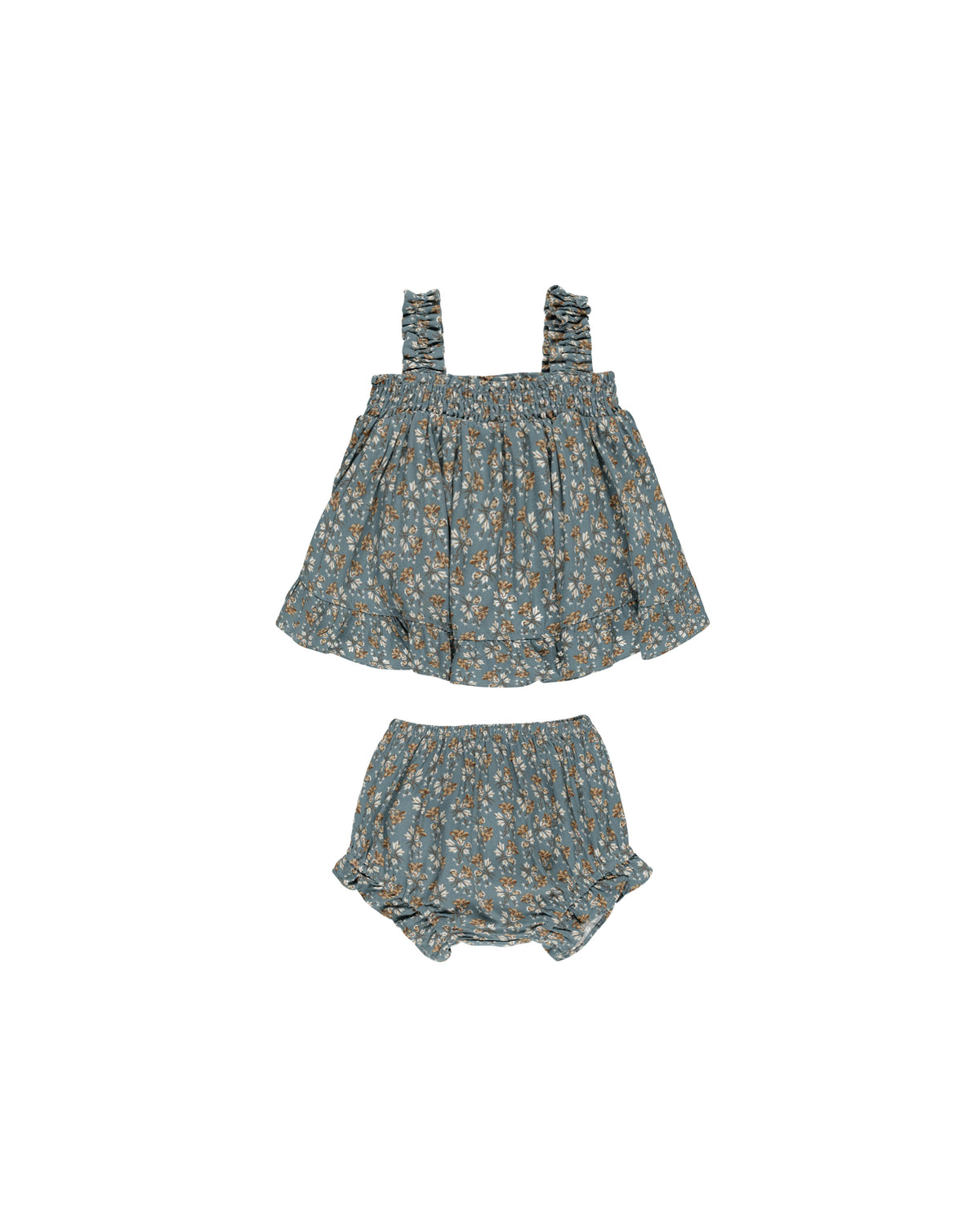 RYLEE + CRU LALA SET / BLUE FLORAL