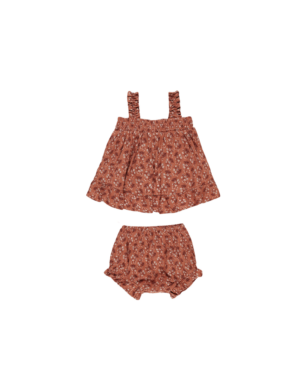 RYLEE + CRU LALA SET / RED FLORAL