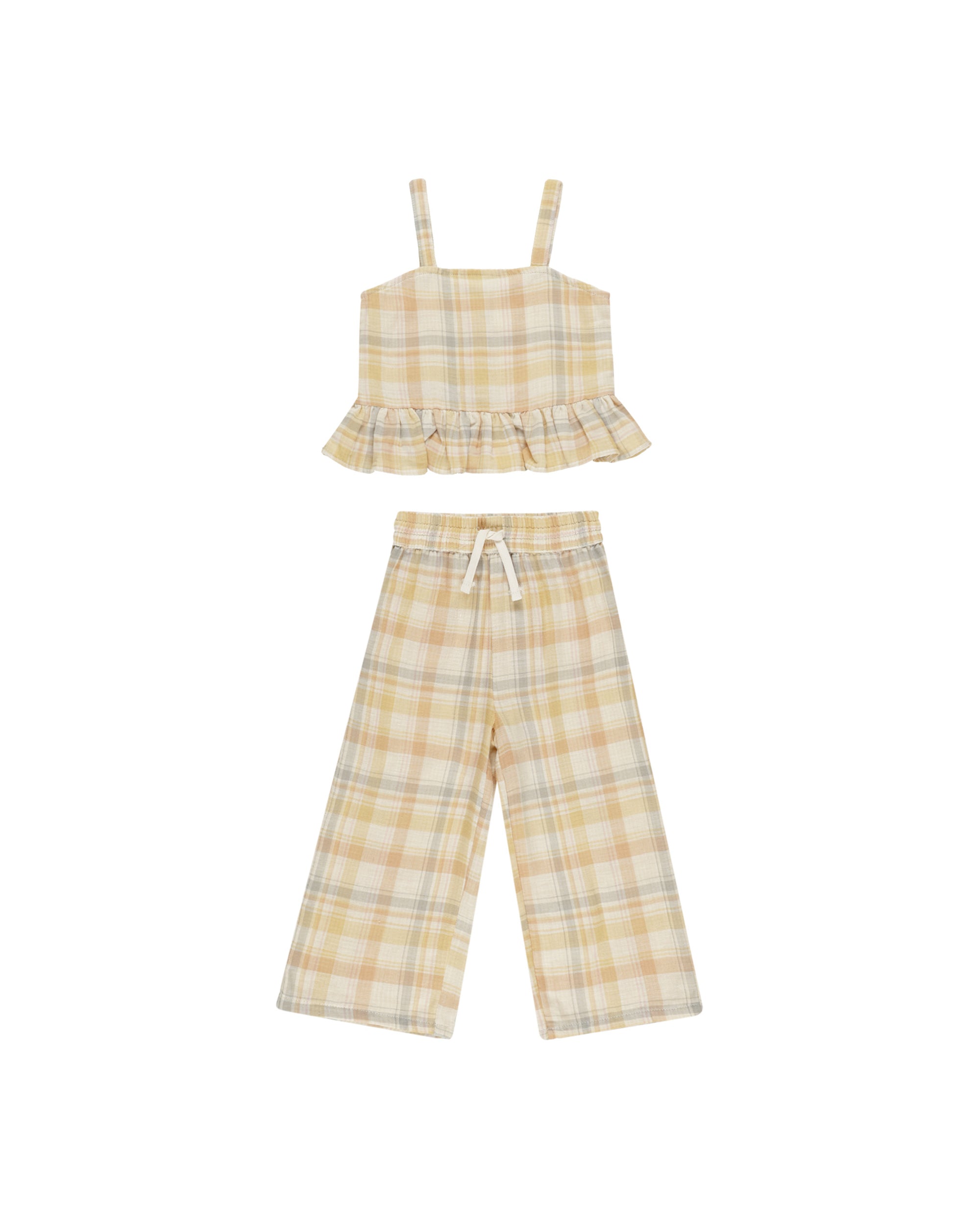 RYLEE + CRU KAYLI SET / PASTEL PLAID