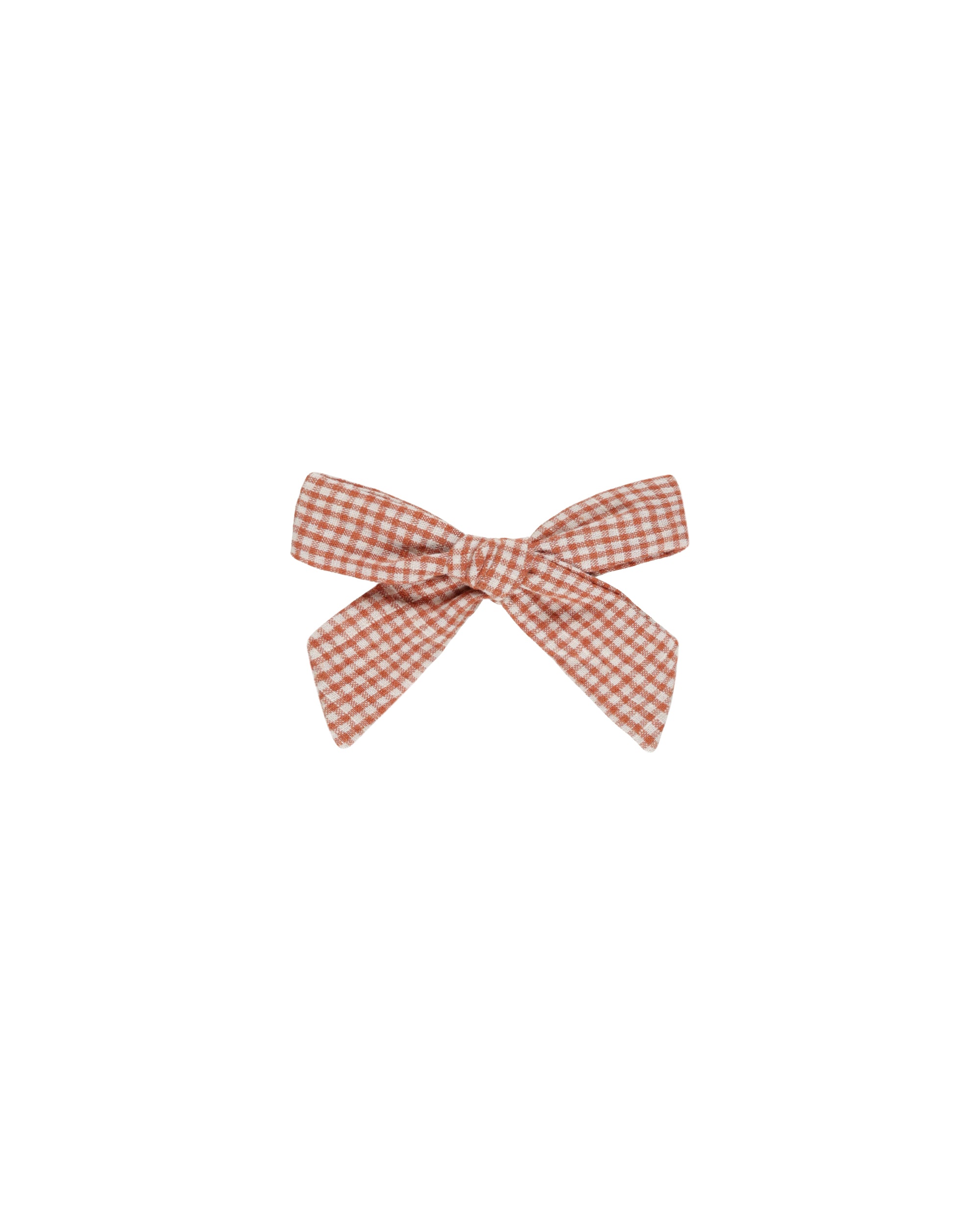 RYLEE + CRU BOW / POPPY GINGHAM