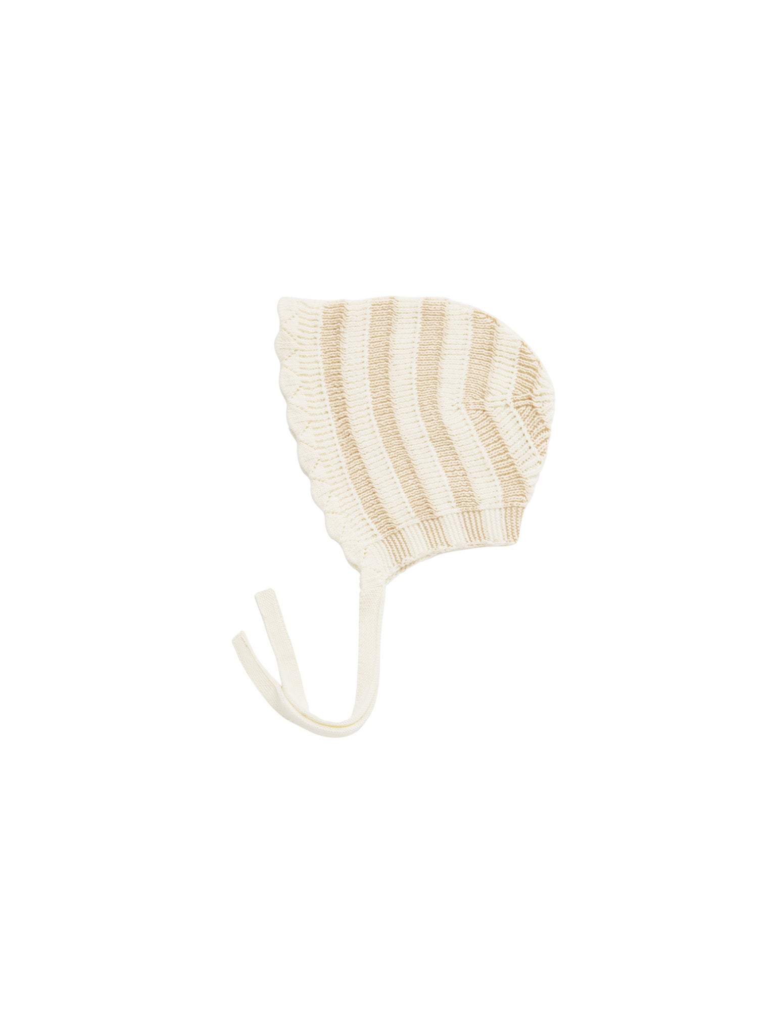 RYLEE + CRU KNIT BONNET / SAND STRIPE