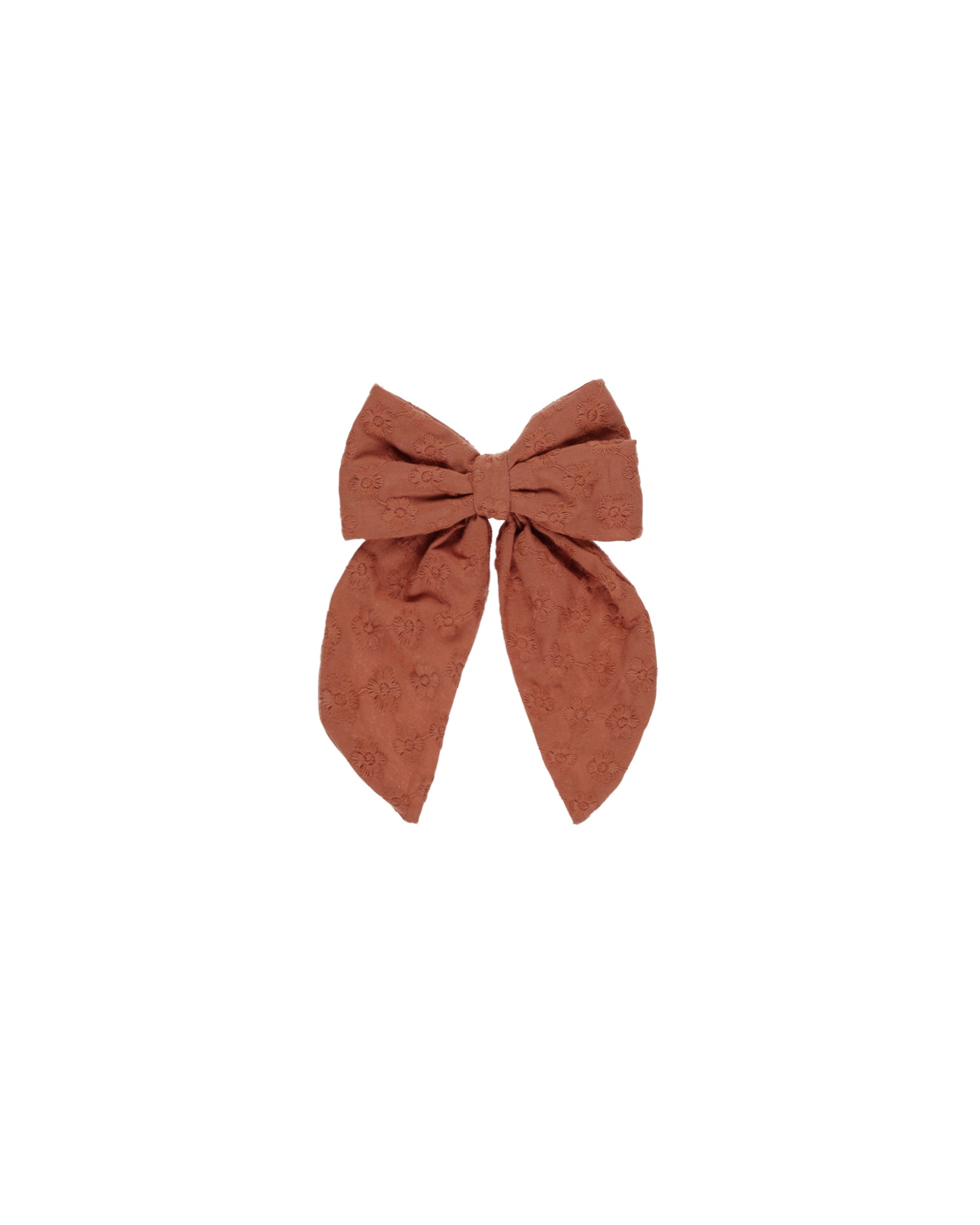 RYLEE + CRU OVERSIZED BOW / POPPY