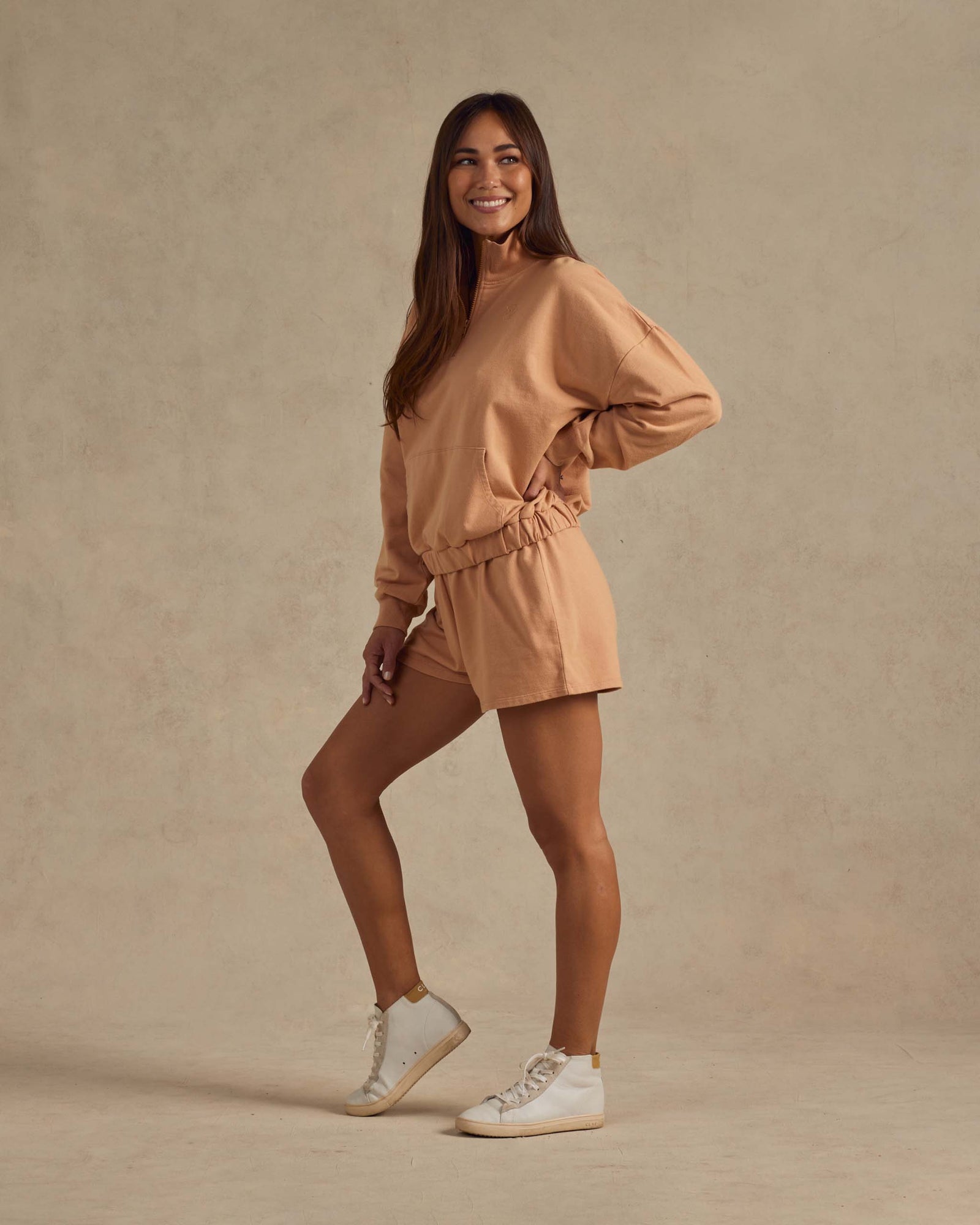 RYLEE + CRU WOMEN'S RELAXED SHORT / MELON