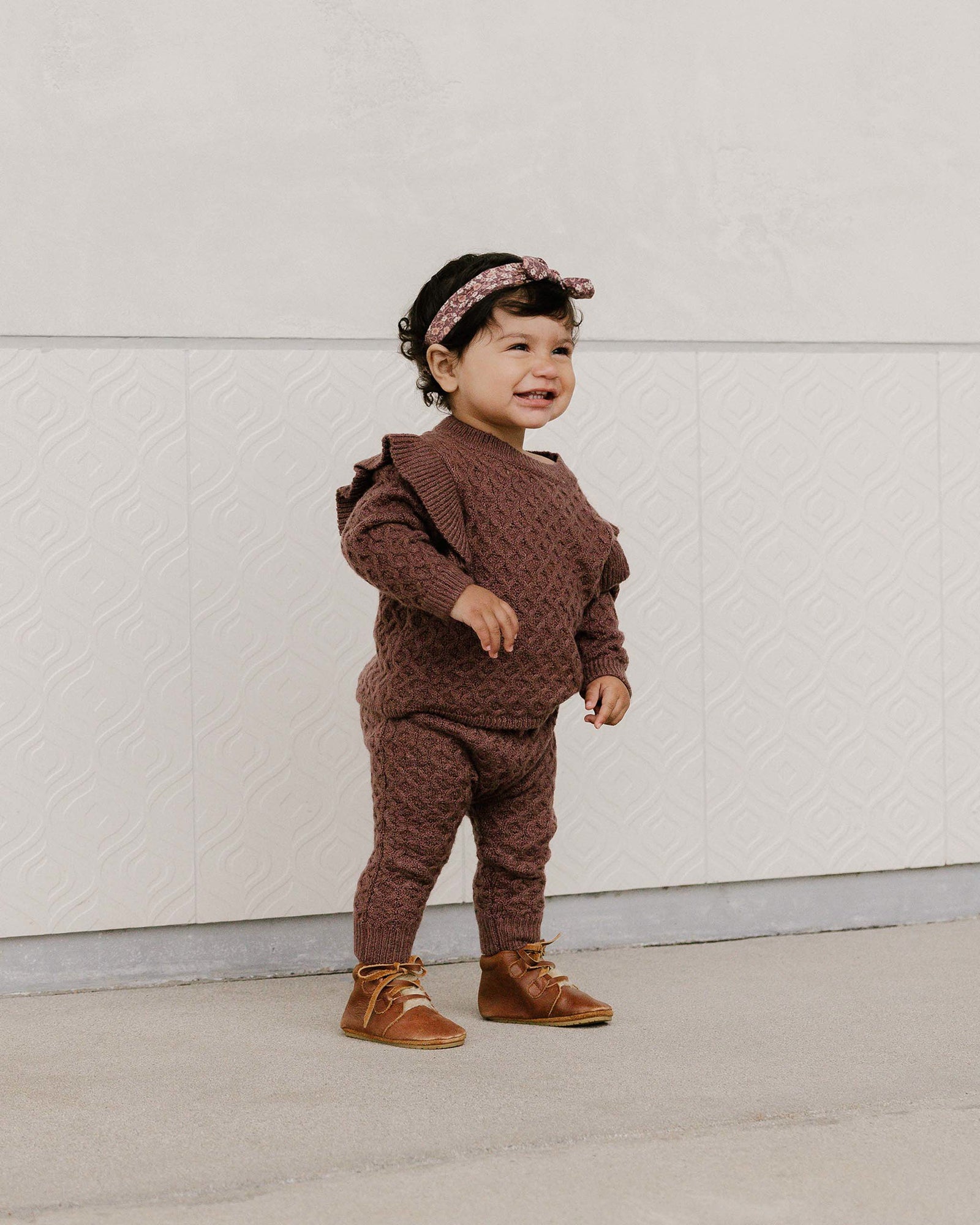 RYLEE + CRU GABLE PANT / PLUM