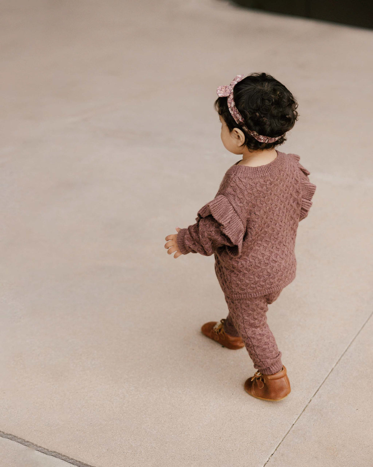 RYLEE + CRU GABLE PANT / PLUM