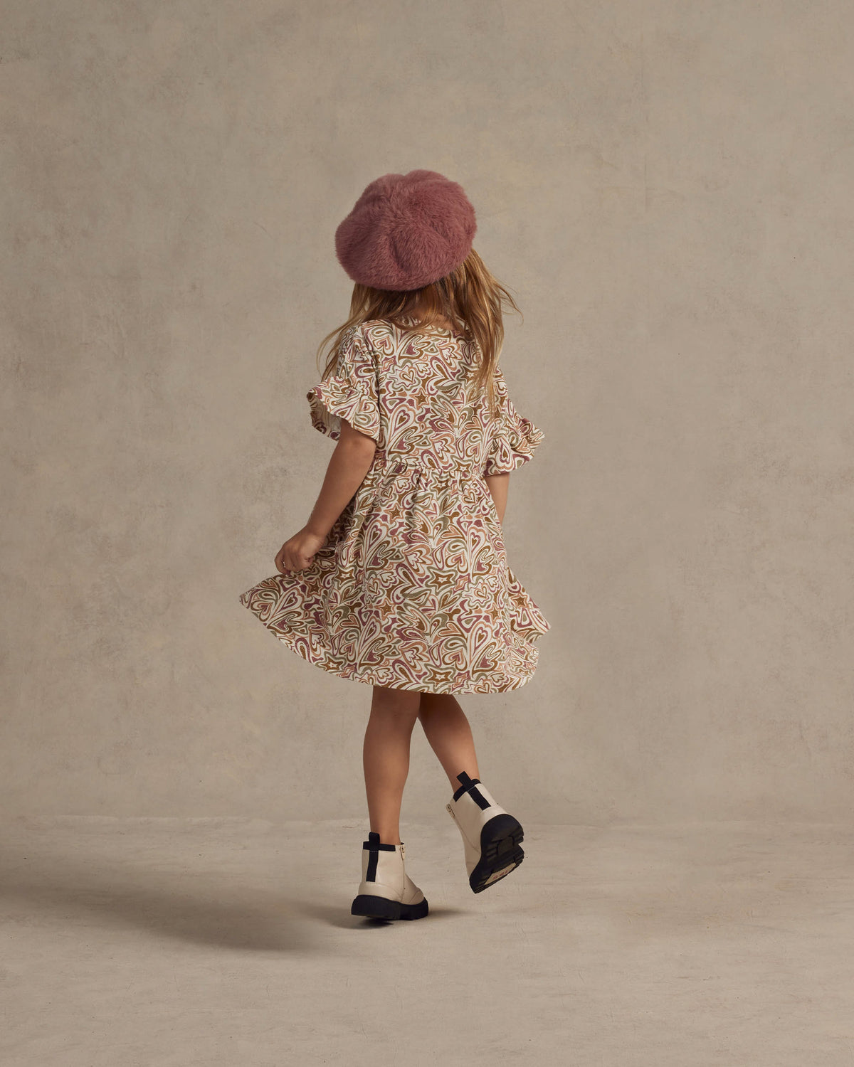 RYLEE + CRU JERSEY BABYDOLL DRESS / GROOVY