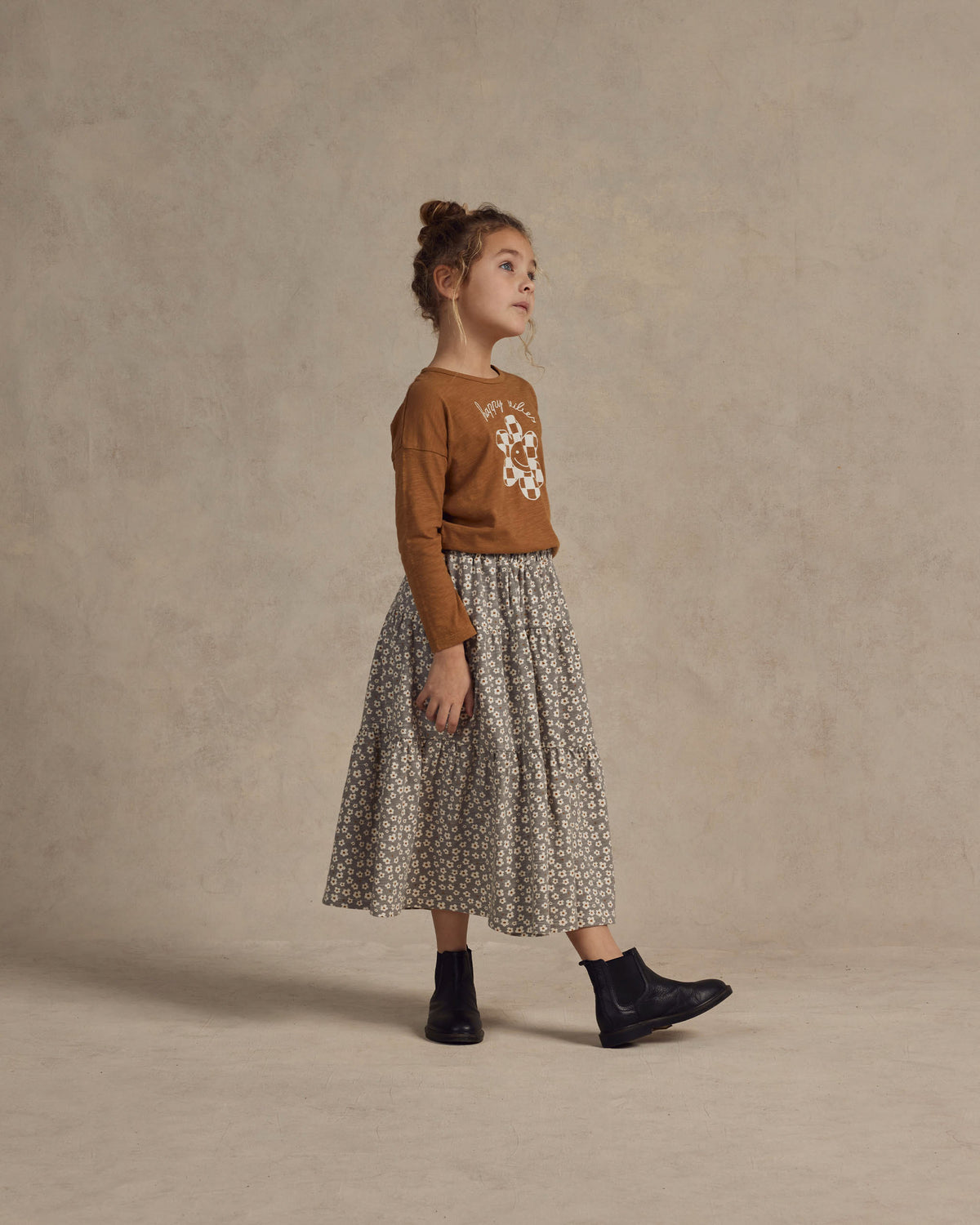 RYLEE + CRU LONG SLEEVE TEE / HAPPY VIBES