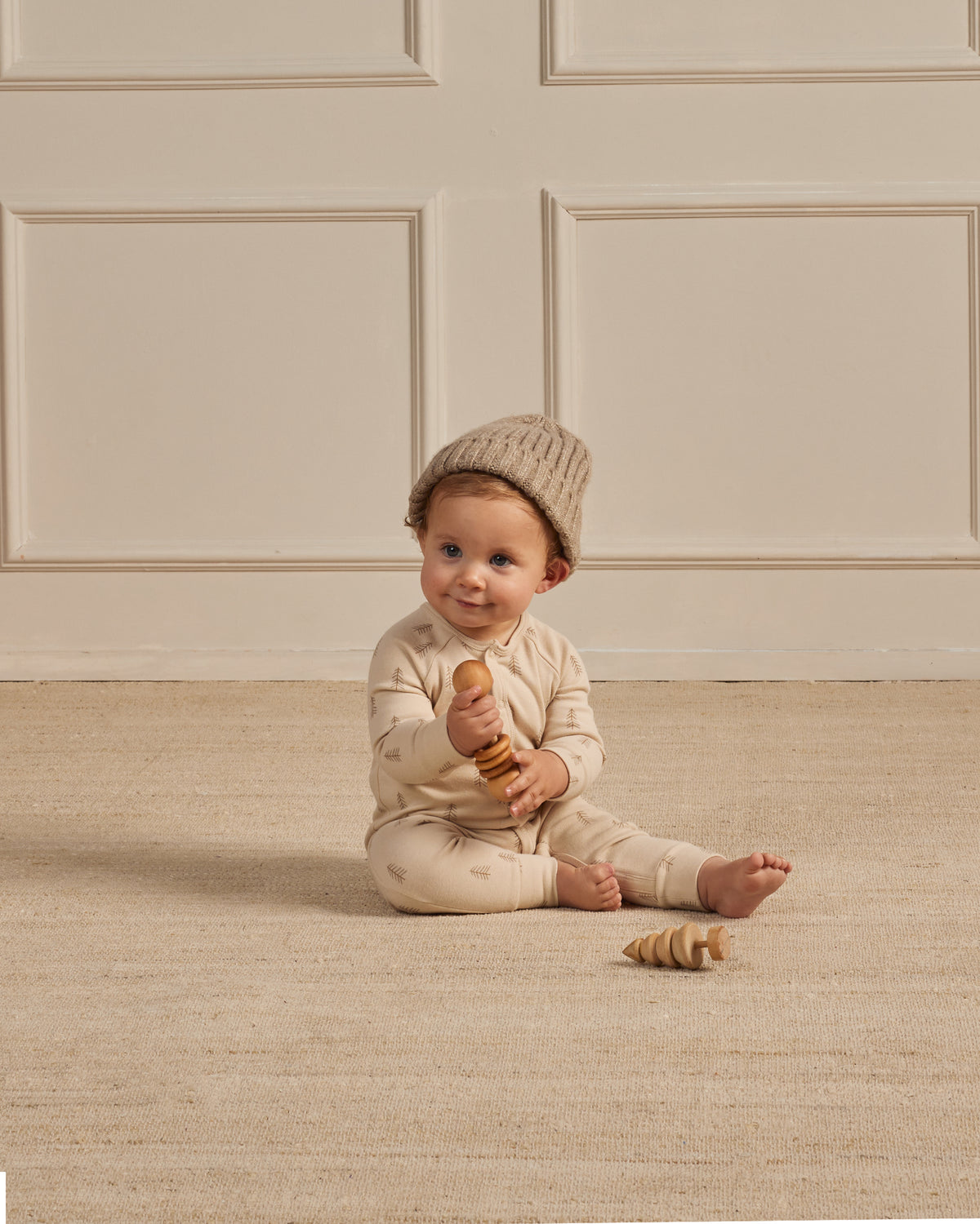 RYLEE + CRU ORGANIC PAJAMA LONG JOHN / TREES