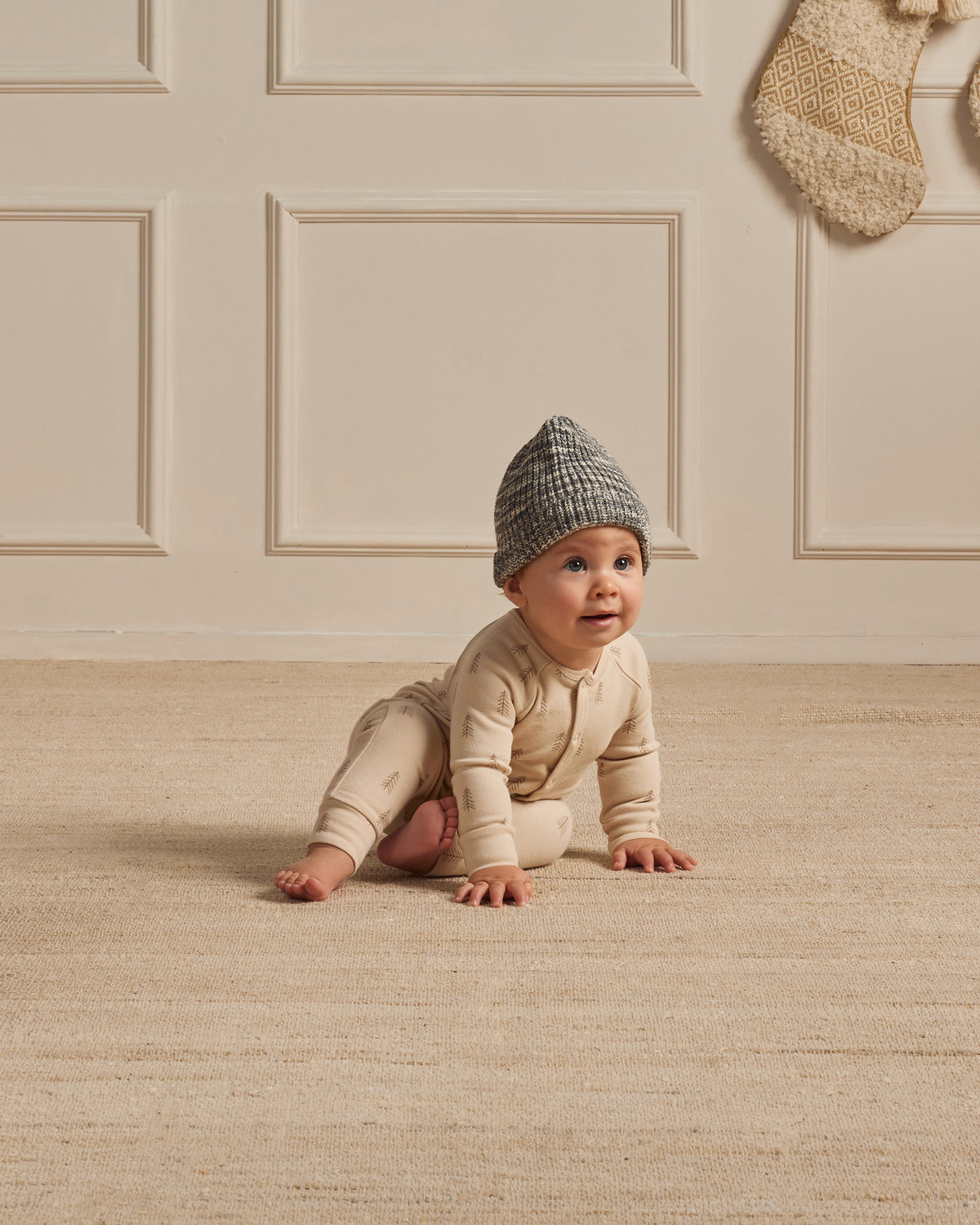 RYLEE + CRU ORGANIC PAJAMA LONG JOHN / TREES