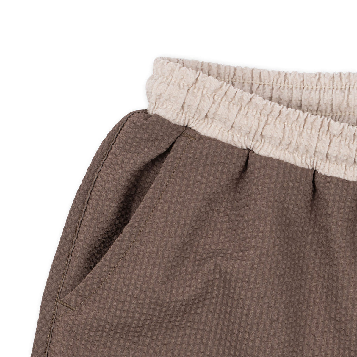 KONGES SLOJD SEER ASNOU SWIM SHORTS / pinel grove shitake french oak