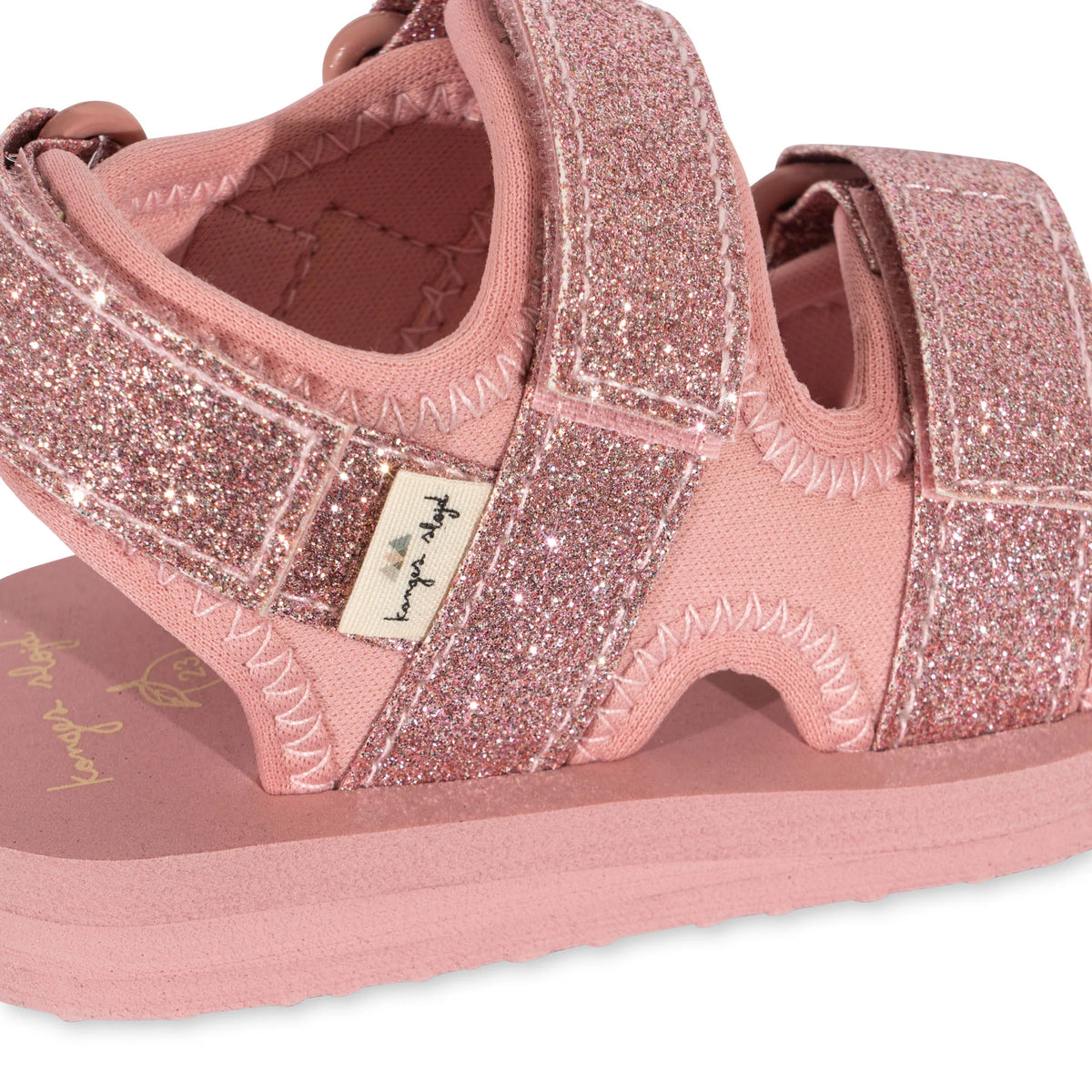 KONGES SLOJD SUN SANDALS GLITTER / MELLOW ROSE