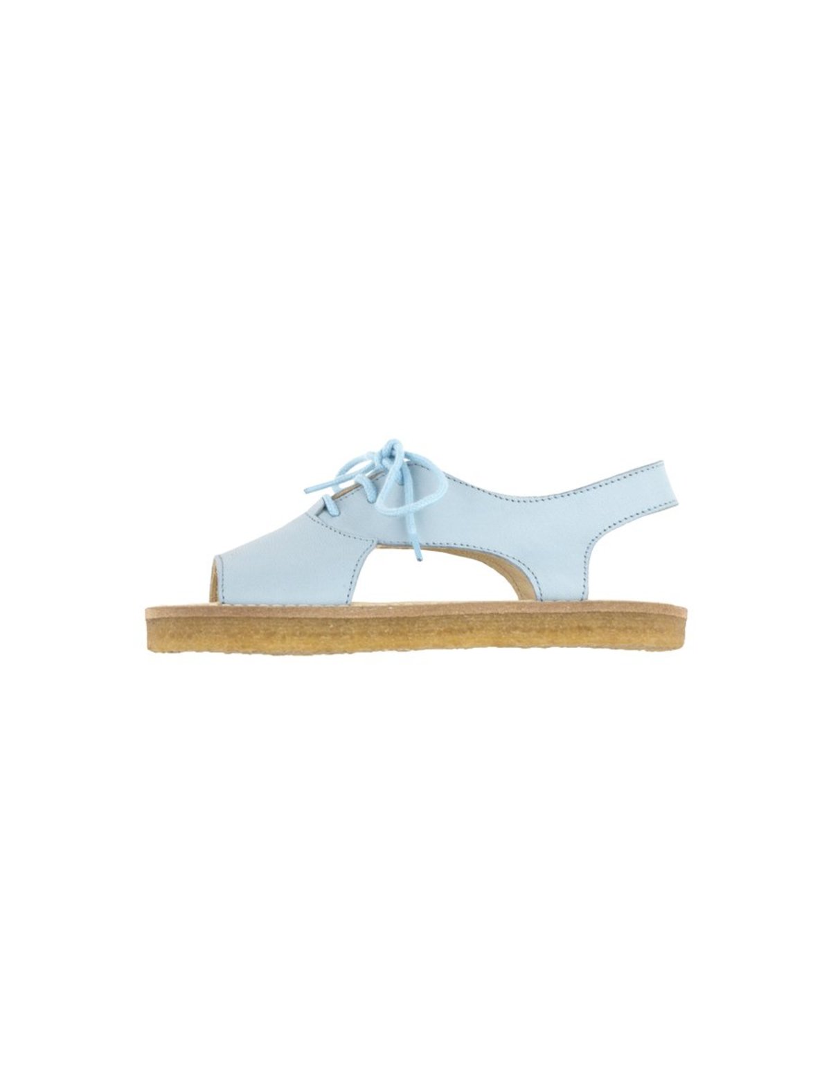 TINYCOTTONS CREPE LACE SANDALS / LIGHT BLUE
