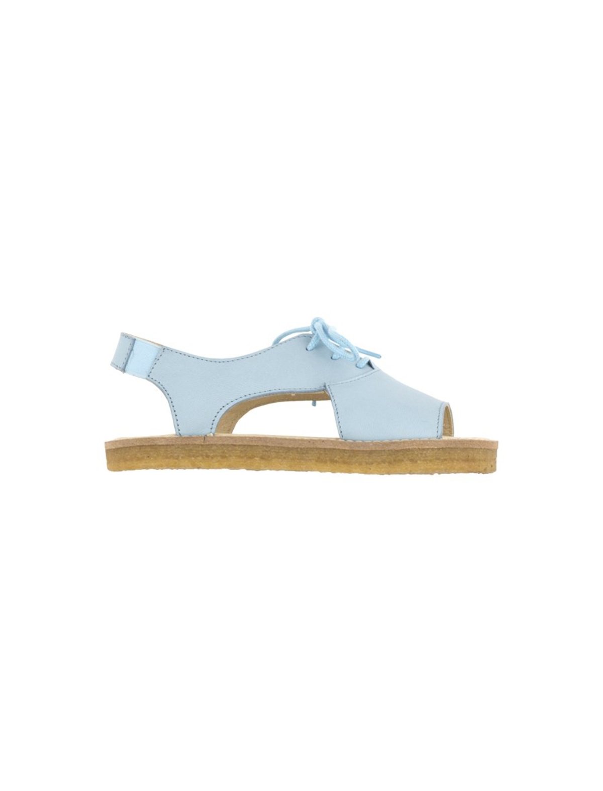 TINYCOTTONS CREPE LACE SANDALS / LIGHT BLUE