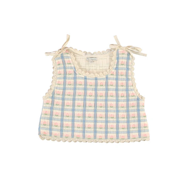 BEBE ORGANIC ZORA VEST / PADDED FLORAL
