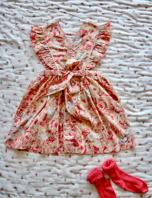 BONJOUR DIARY REINA DRESS / SCALLOP EMBROIDERY - Milk + Bots