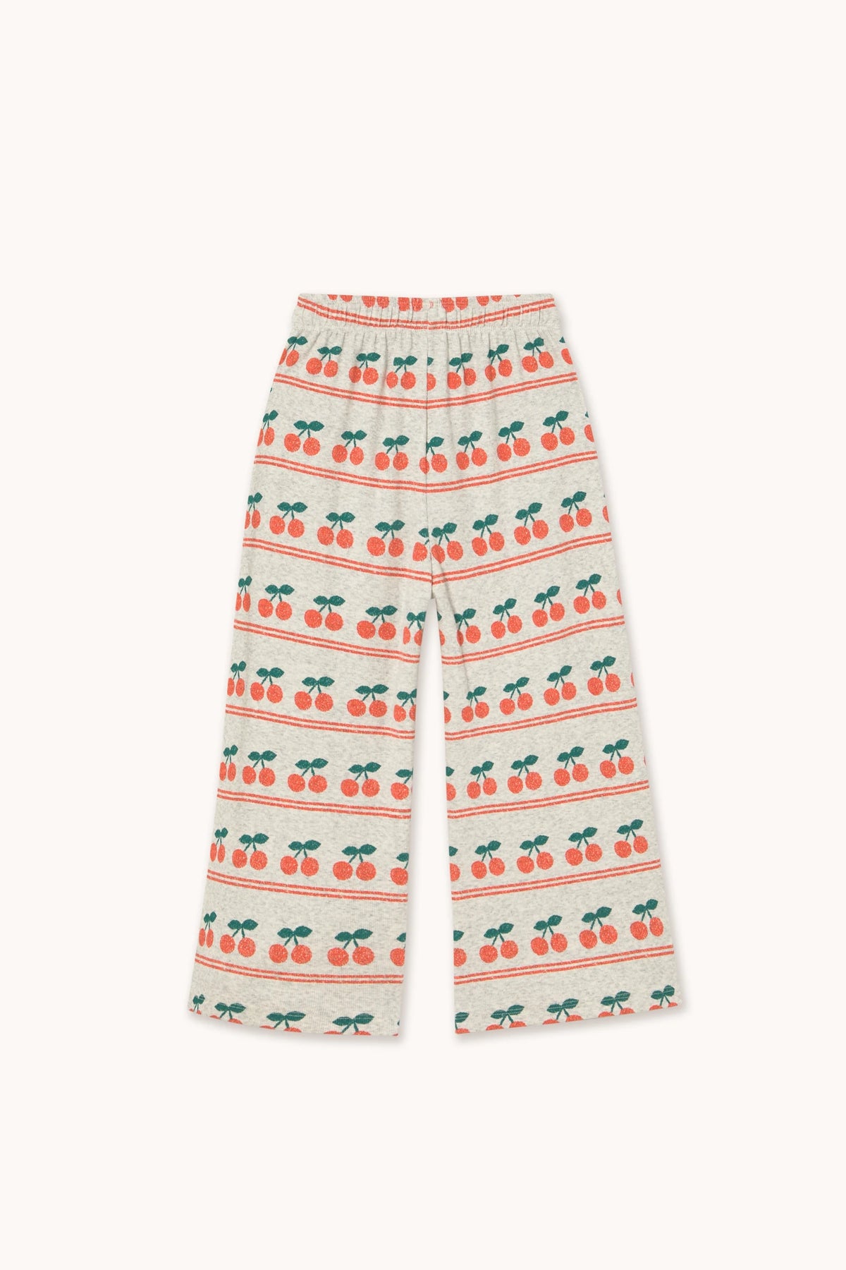 TINYCOTTONS CHERRY PATTERN RIB PANT