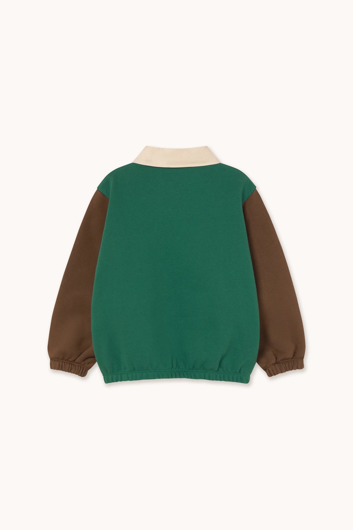 TINYCOTTONS COLOR BLOCK POLO LONG SLEEVE TEE